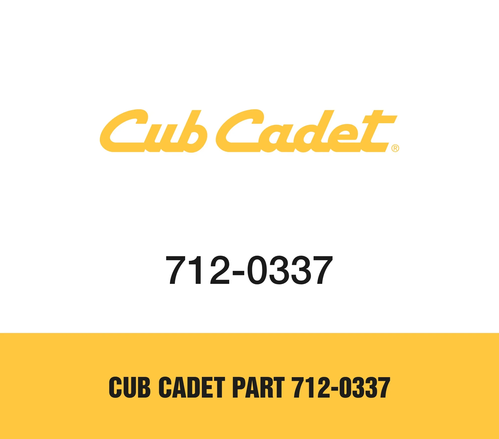 Cub Cadet Part 712-0337