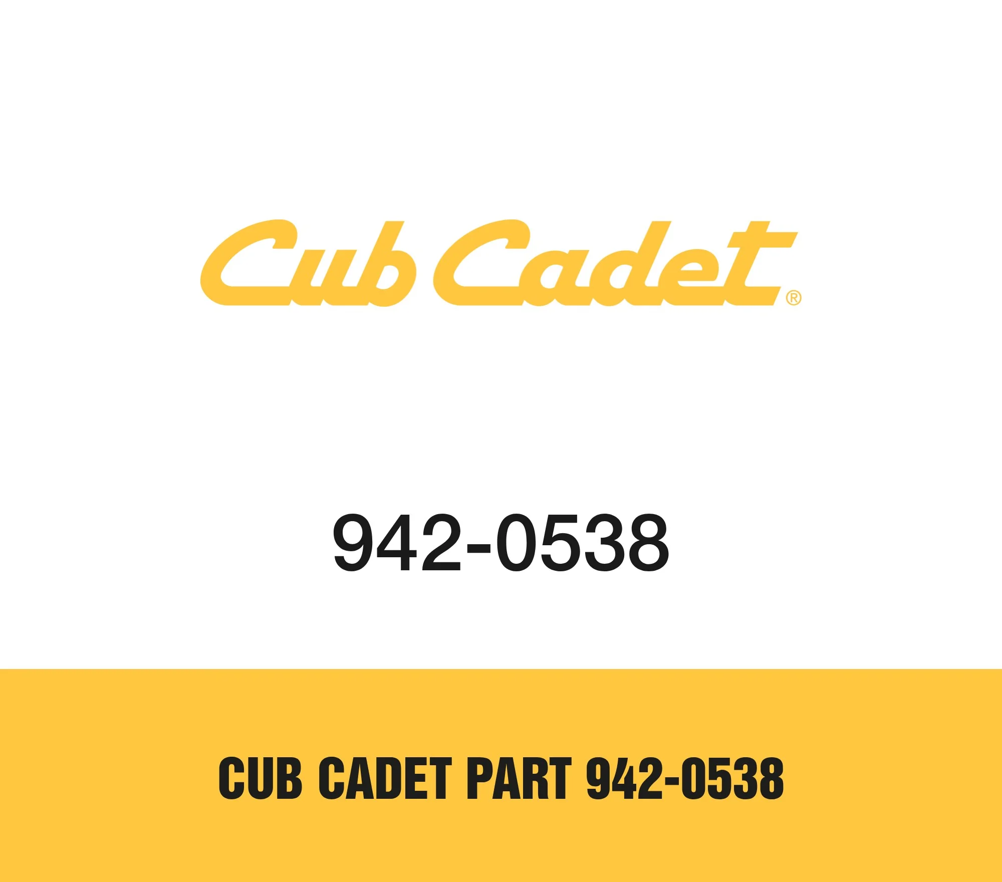 Cub Cadet Part 942-0538