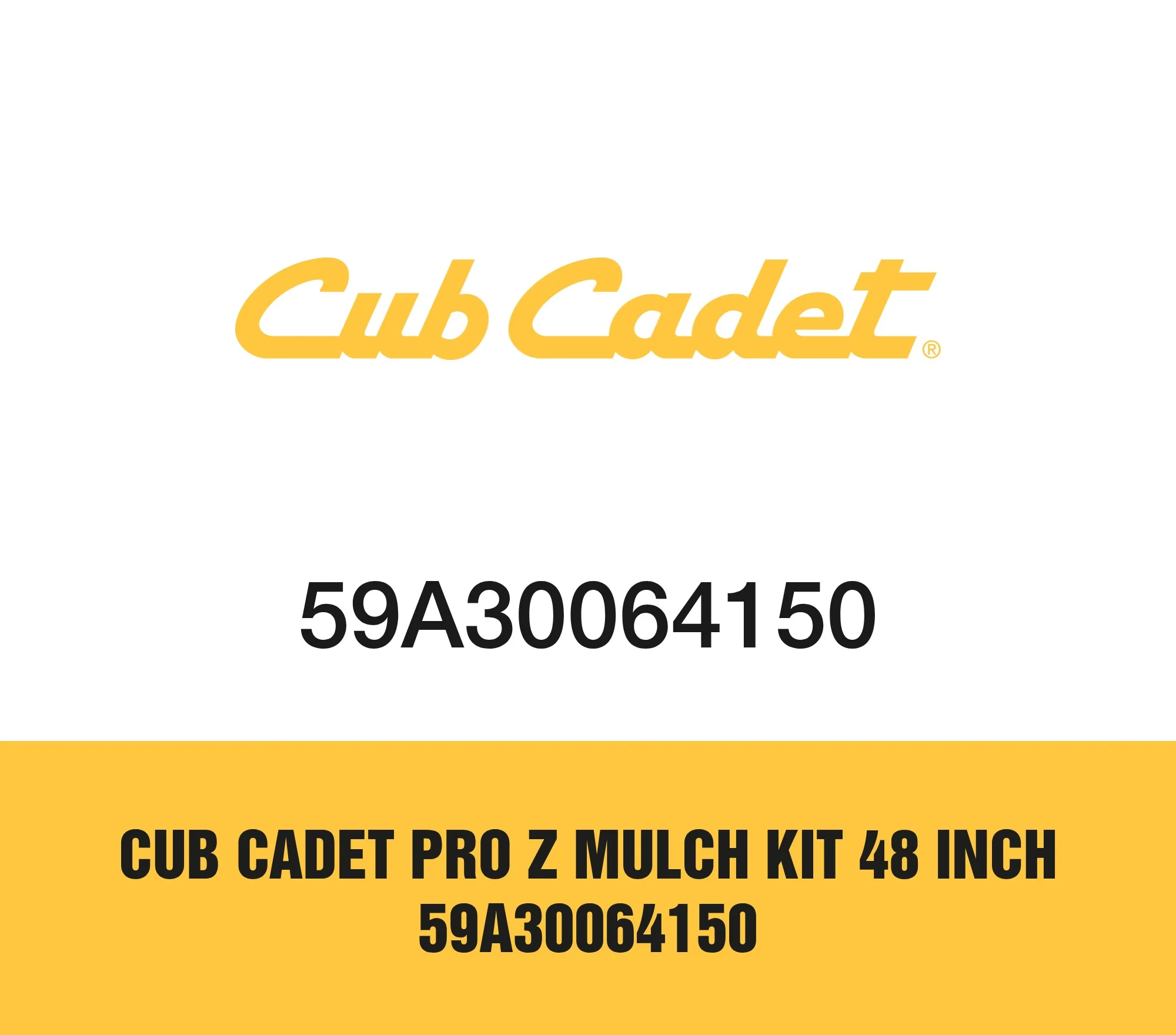 Cub Cadet Pro Z Mulch Kit 48 inch 59A30064150