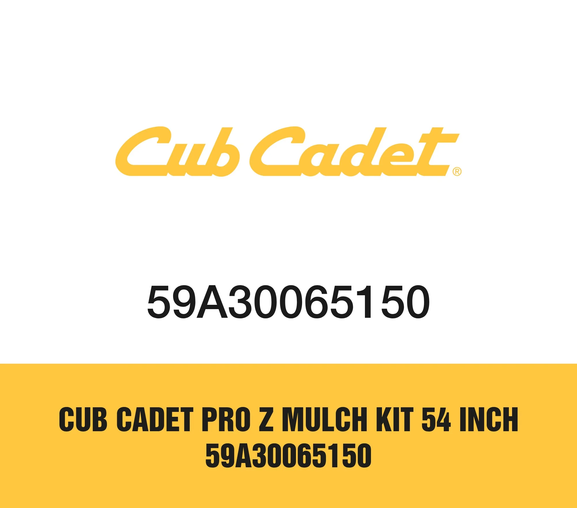 Cub Cadet Pro Z Mulch Kit 54 inch 59A30065150
