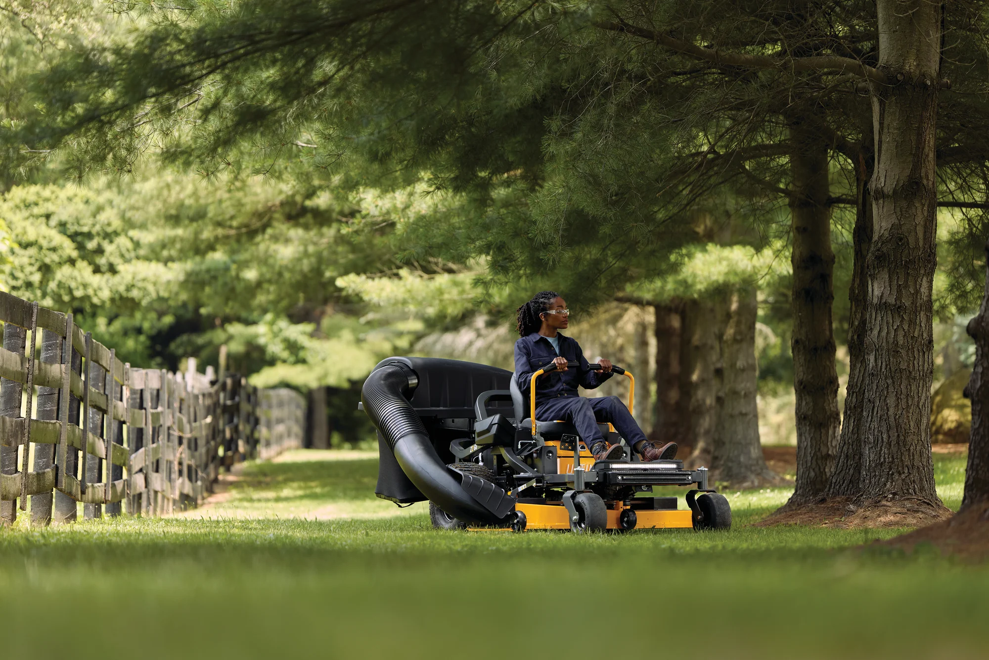 Cub Cadet Ultima Series Z Zero Turn Rider Z2 60 Cub Cadet Ultima Series Z Zero Turn Rider Z2 60 Front View Left Woman Cutting Grass product image