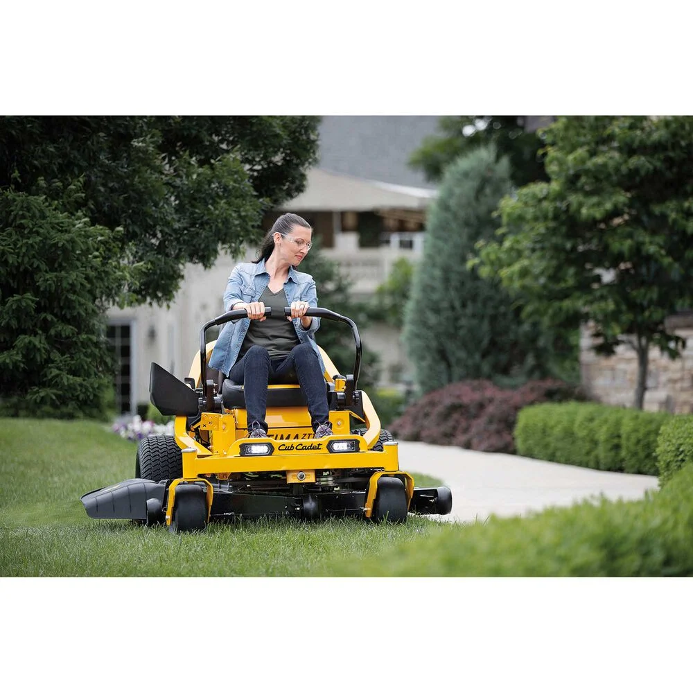Cub Cadet Ultima Series Zt Zero Turn Riders Hydrostatic Transmission With Lap Bar Control feature image