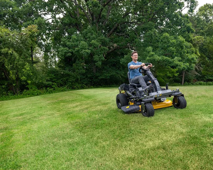 Cub Cadet Ultima Series Zts Zero Turn Rider Zts1 42 Ip Man Cutting Grass product image