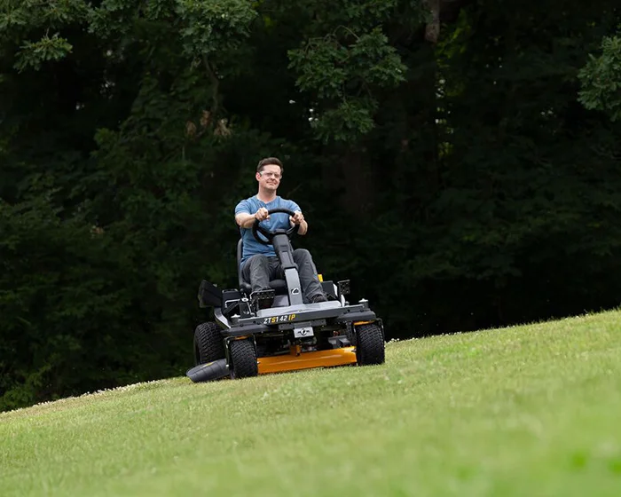 Cub Cadet Ultima Series ZTS Zero Turn Rider ZTS1 42IP Cub Cadet Ultima Series Zts Zero Turn Rider Zts1 42 Ip Man On Mower Distant product image