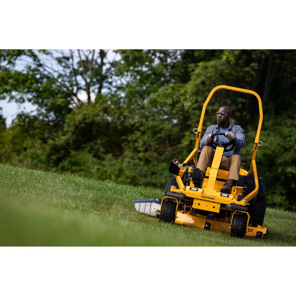 Cub Cadet Ultima Series Ztxs Zero Turn Riders Slope Friendly Performance With Four Wheel Steering feature image
