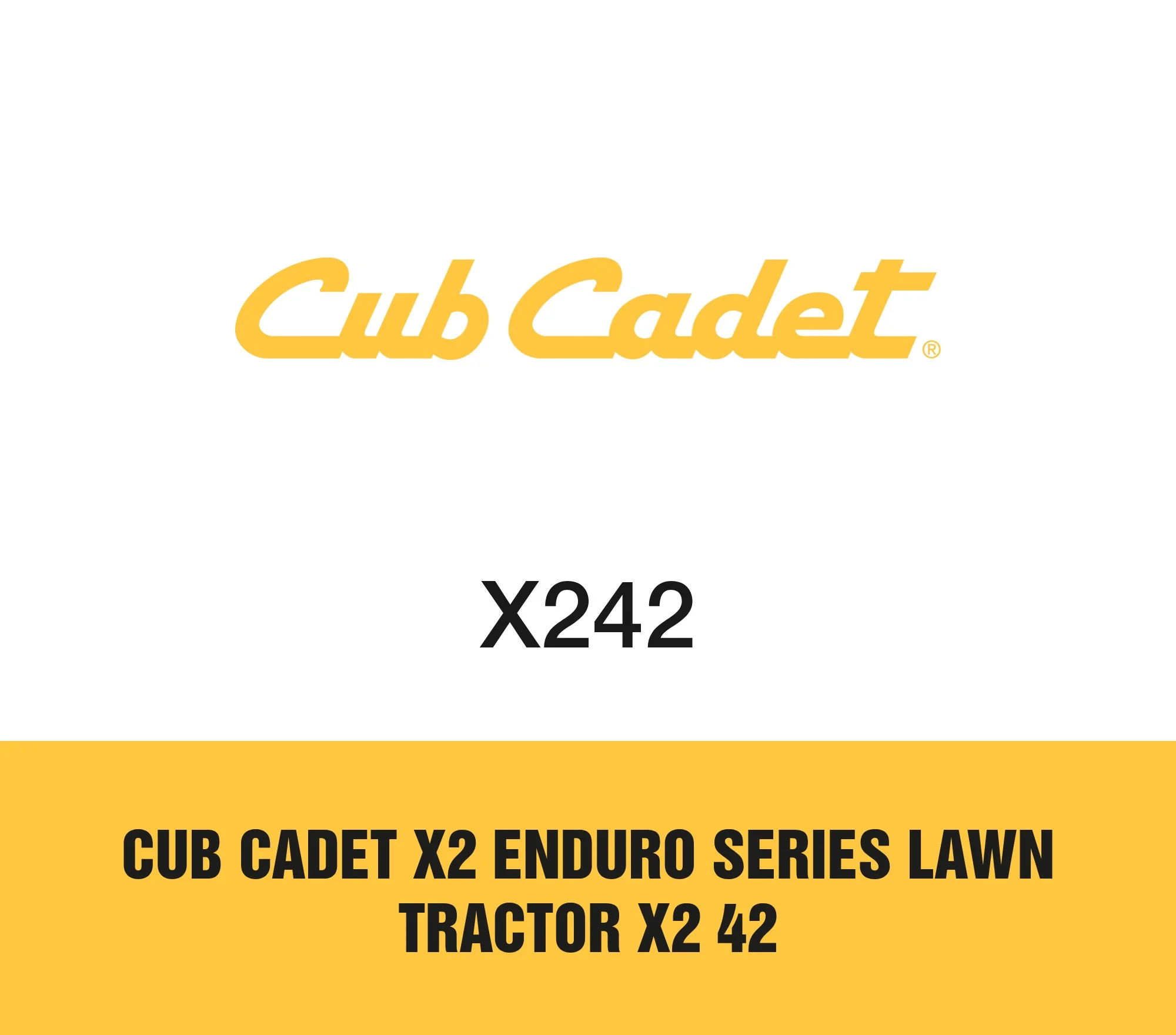 Cub Cadet X2 Enduro Series Lawn Tractor X2 42