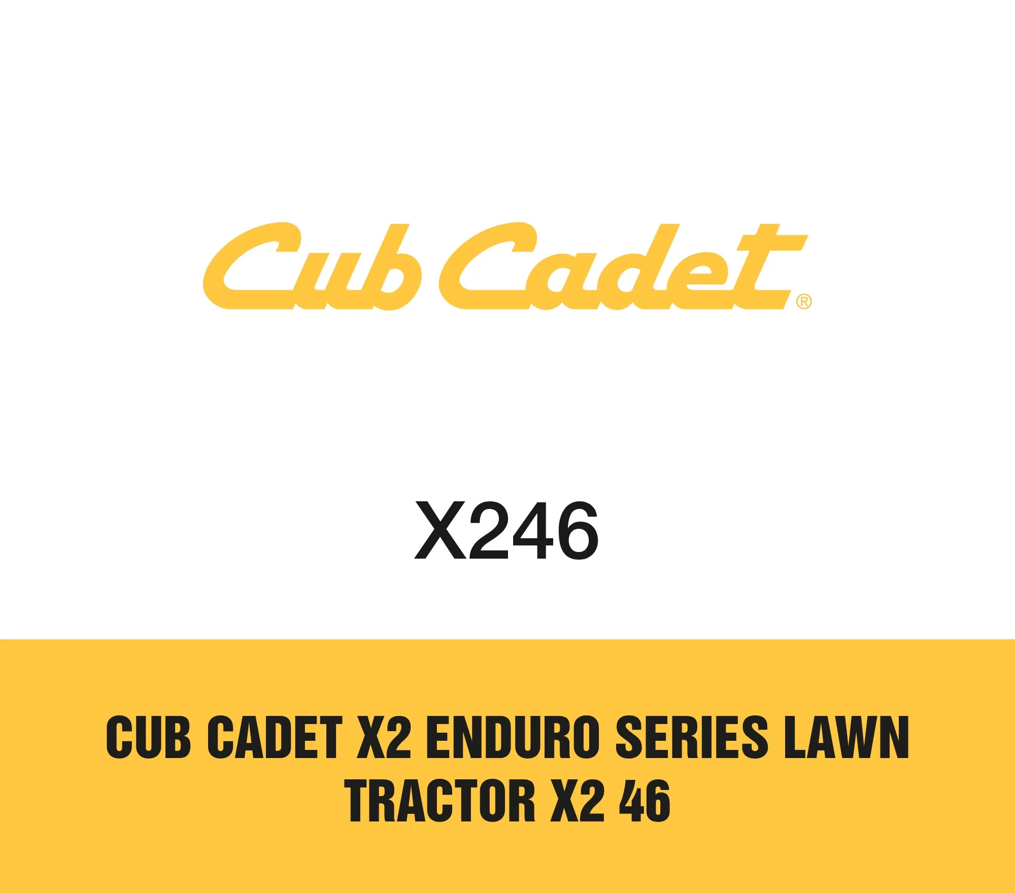 Cub Cadet X2 Enduro Series Lawn Tractor X2 46