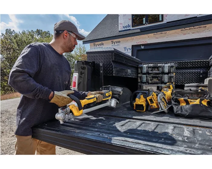 DeWalt 20V MAX Folding String Trimmer DCST922B Dewalt 20V Max Folding String Trimmer Dcst922B Man Loading Truck product image