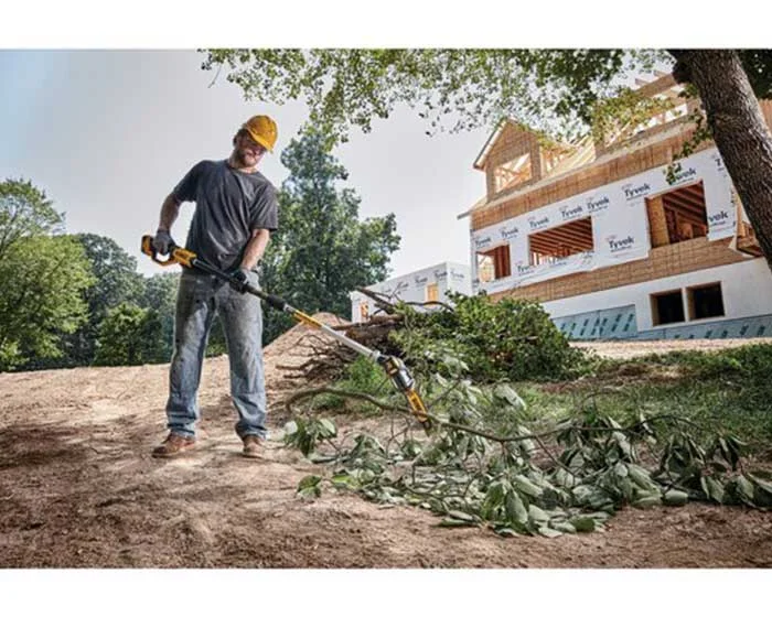 Dewalt 20V Max Xr Pole Saw Dcps620B Man Cutting Brush product image