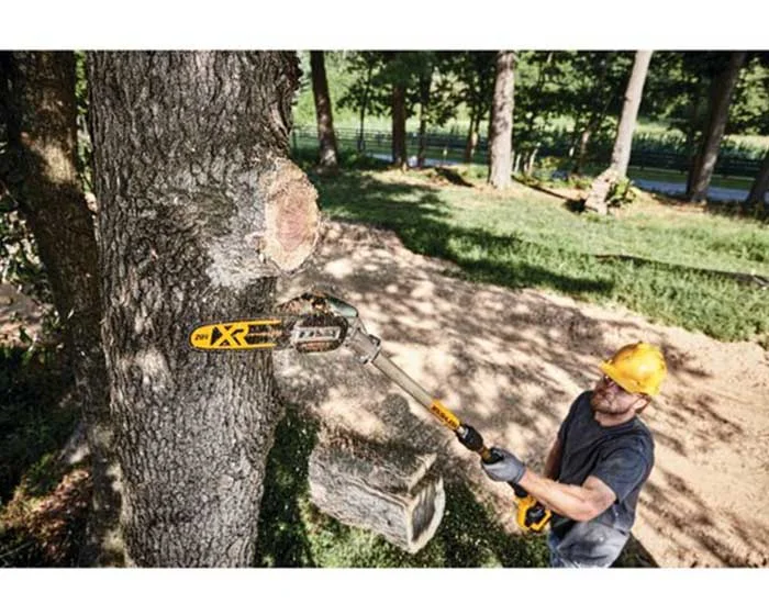 Dewalt 20V Max Xr Pole Saw Kit Dcps620M1 Man Cutting Branch product image