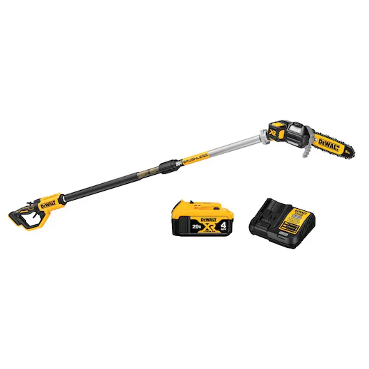 DeWalt 20V Series Pole Saw Pole Pruners Cordless 20V Max Battery Platform feature image