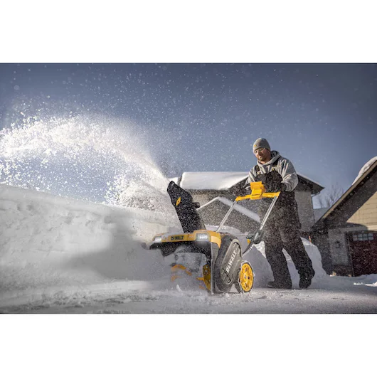 DeWalt 60V Max Series Snowblowers Push Button Starting feature image