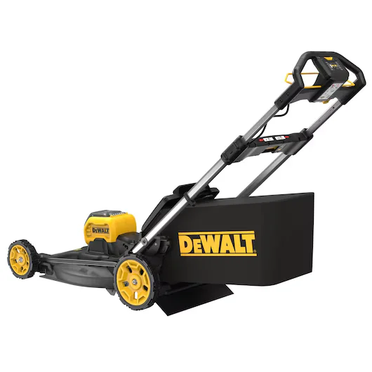 DeWalt 60V Max Series Walk Behind Mowers Quiet Low Emission Operation feature image