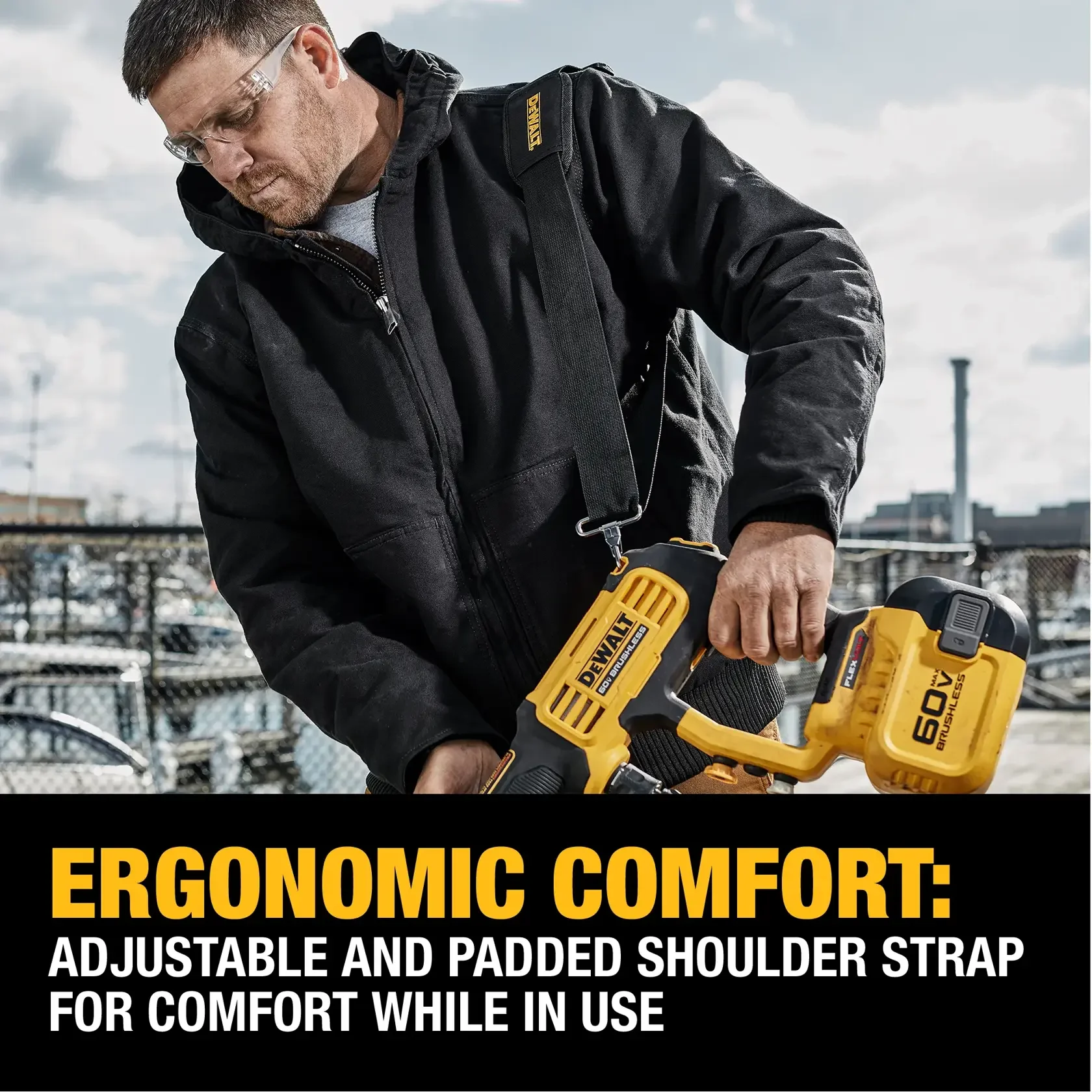 DeWalt 60V Series Pressure Washers Compact Portable Design feature image
