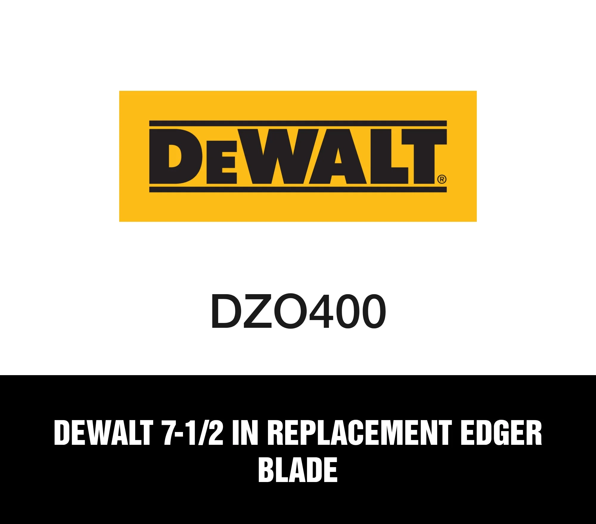 DeWalt 7-1/2 in Replacement Edger Blade