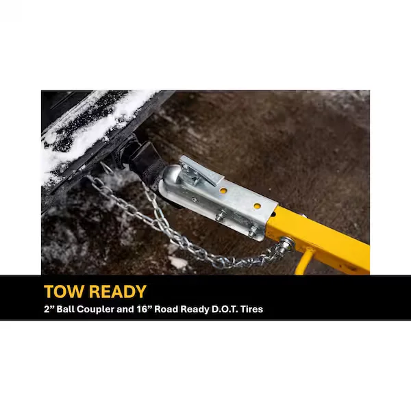 DeWalt Log Splitter Series Speciality Equipment Towable Design With 2 Ball Hitch feature image