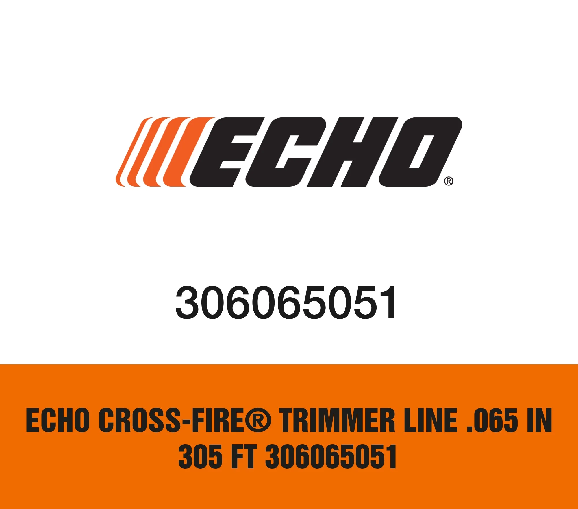 Echo Cross-Fire® Trimmer Line .065 in 305 ft 306065051