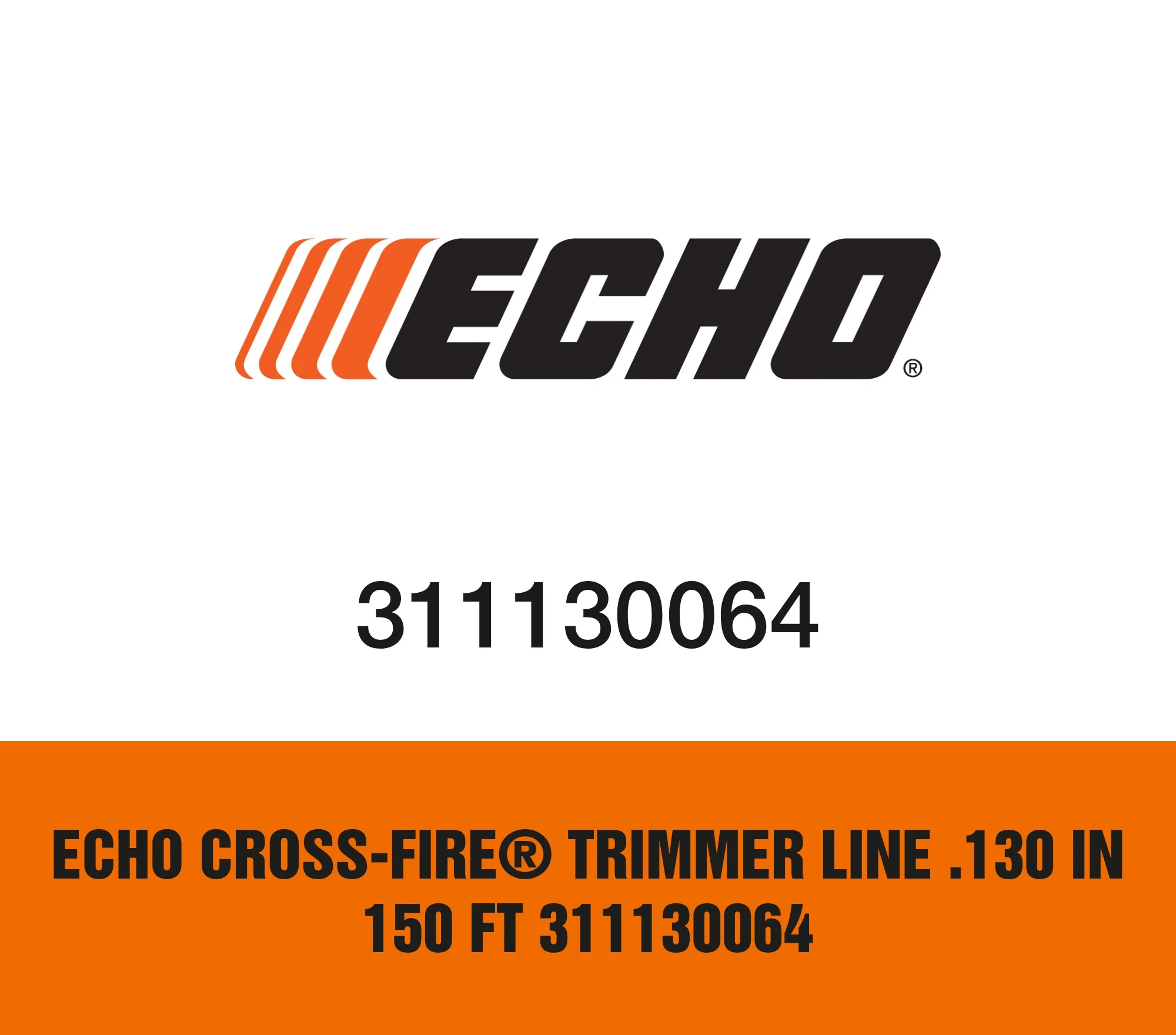 Echo Cross-Fire® Trimmer Line .130 in 150 ft 311130064