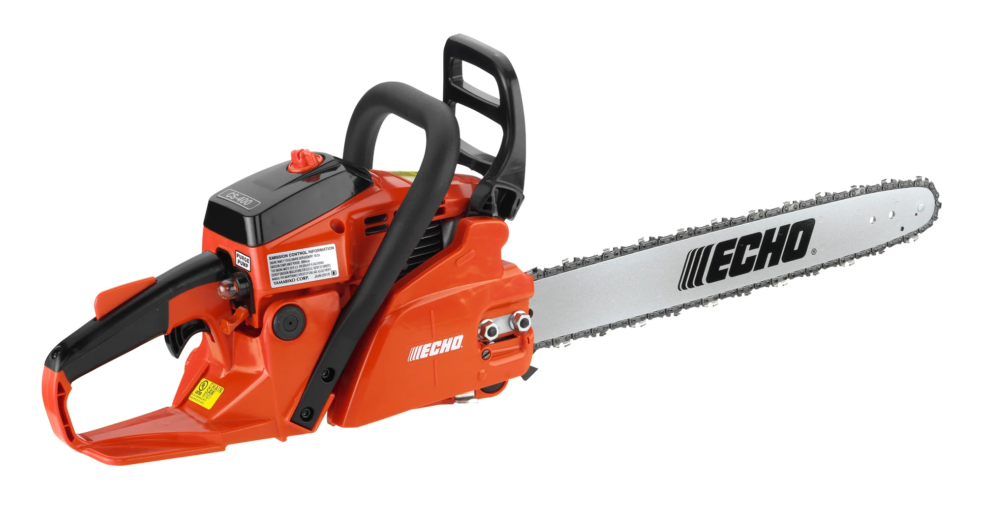 Echo Chainsaw CS400-18 Echo Cs Series Chainsaw Cs400 18 Overhead View Right product image