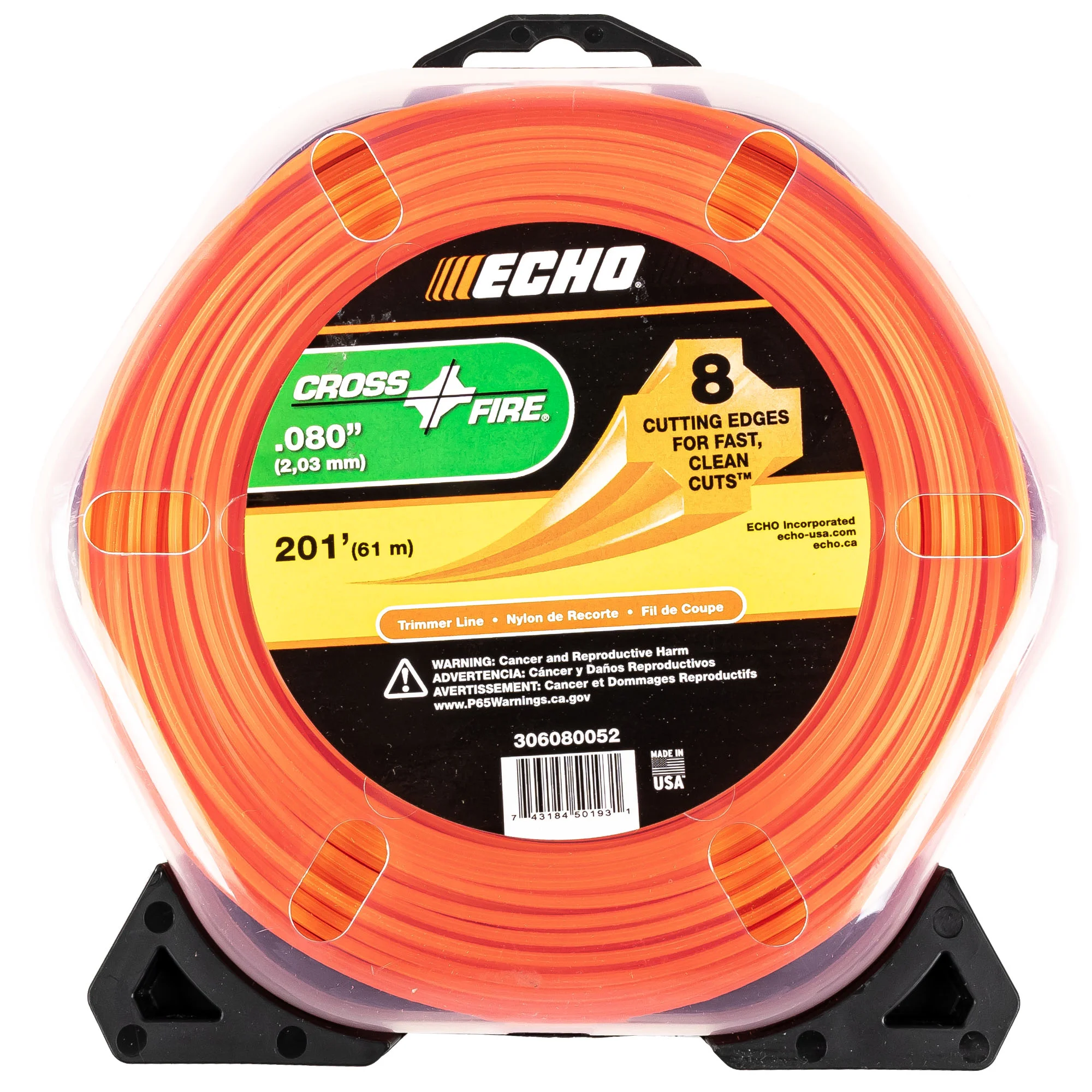 Echo Cross-Fire® Trimmer Line .080 in 201 ft 306080052