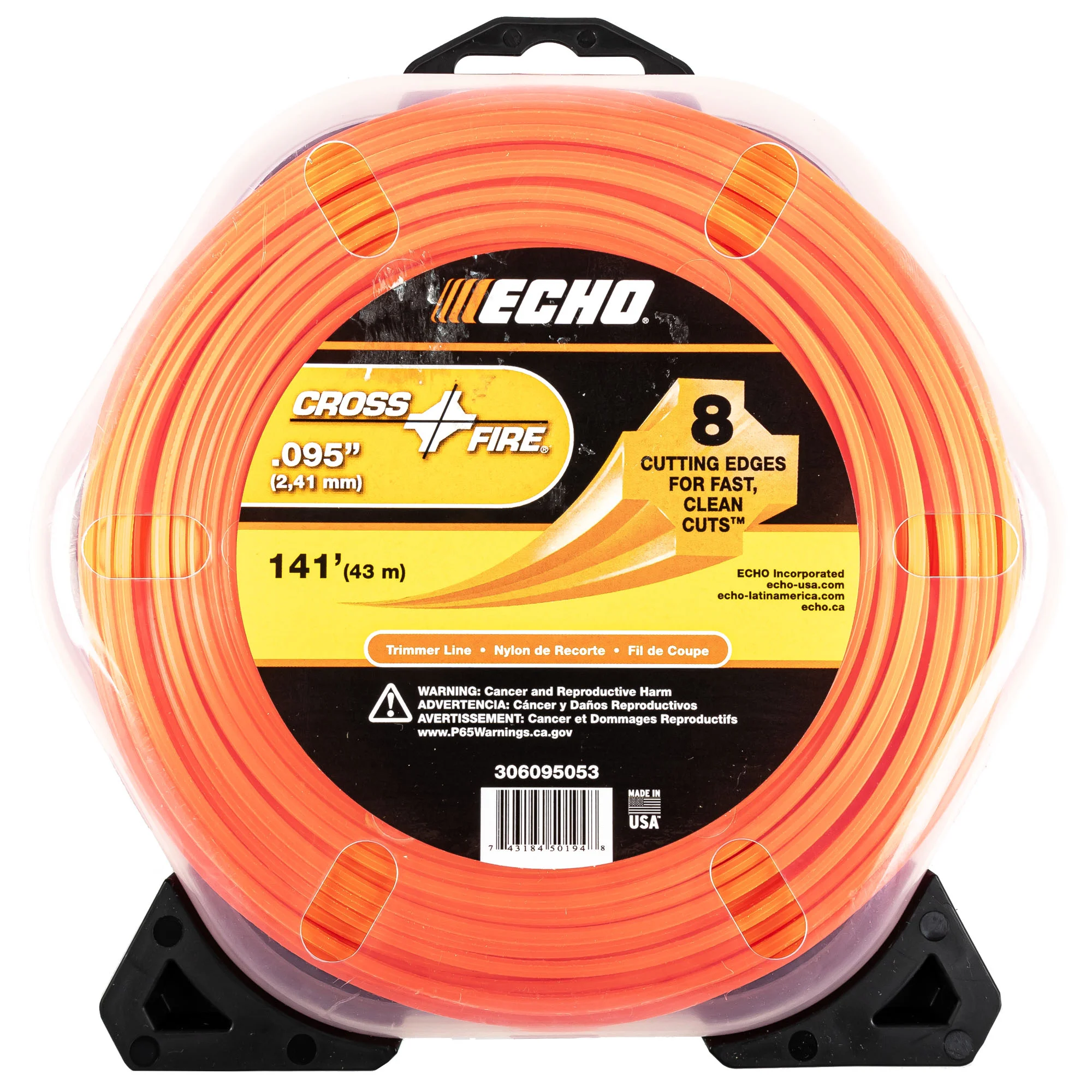 Echo Cross-Fire® Trimmer Line .095 in 141 ft 306095053