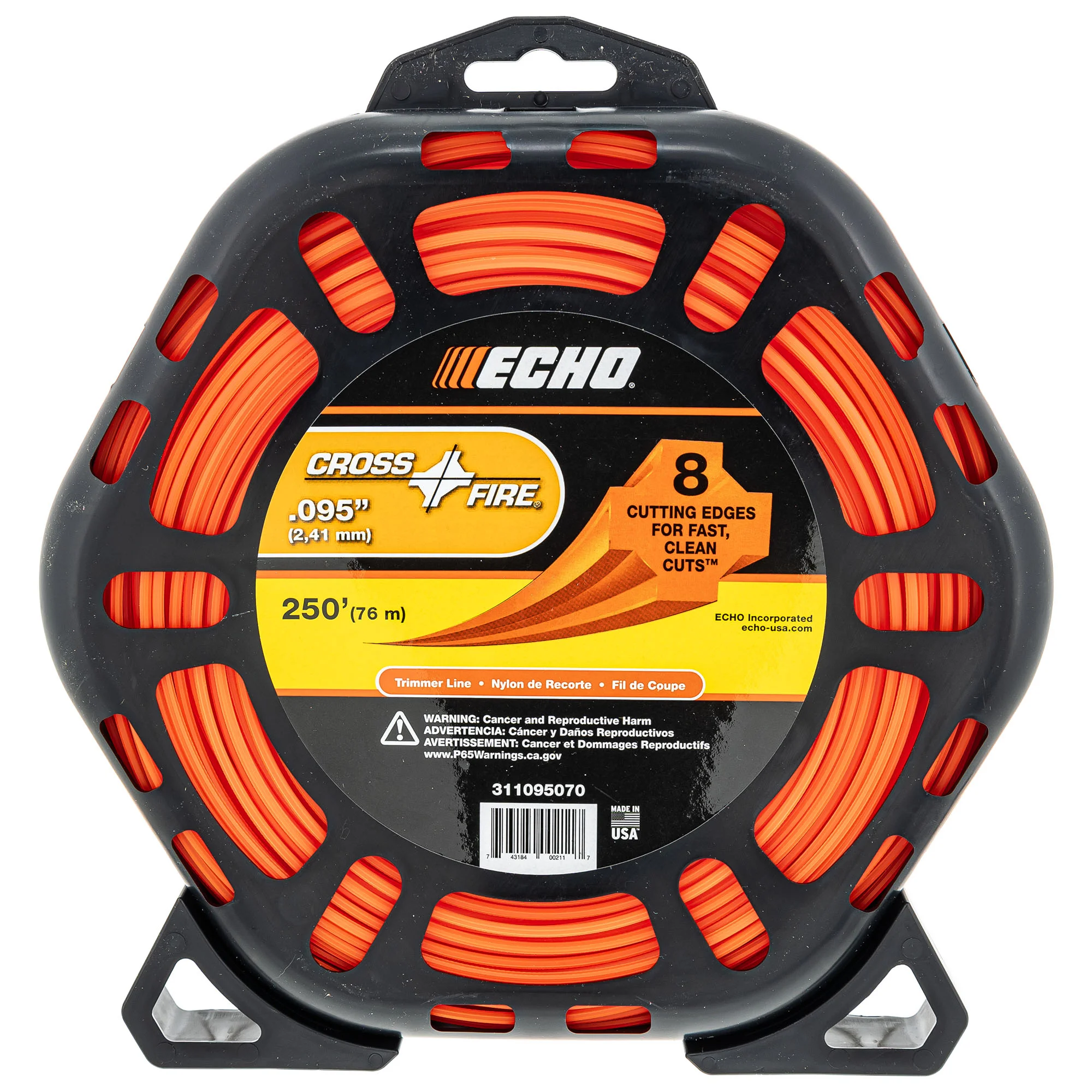 Echo Cross-Fire® Trimmer Line .095 in 250 ft 311095070