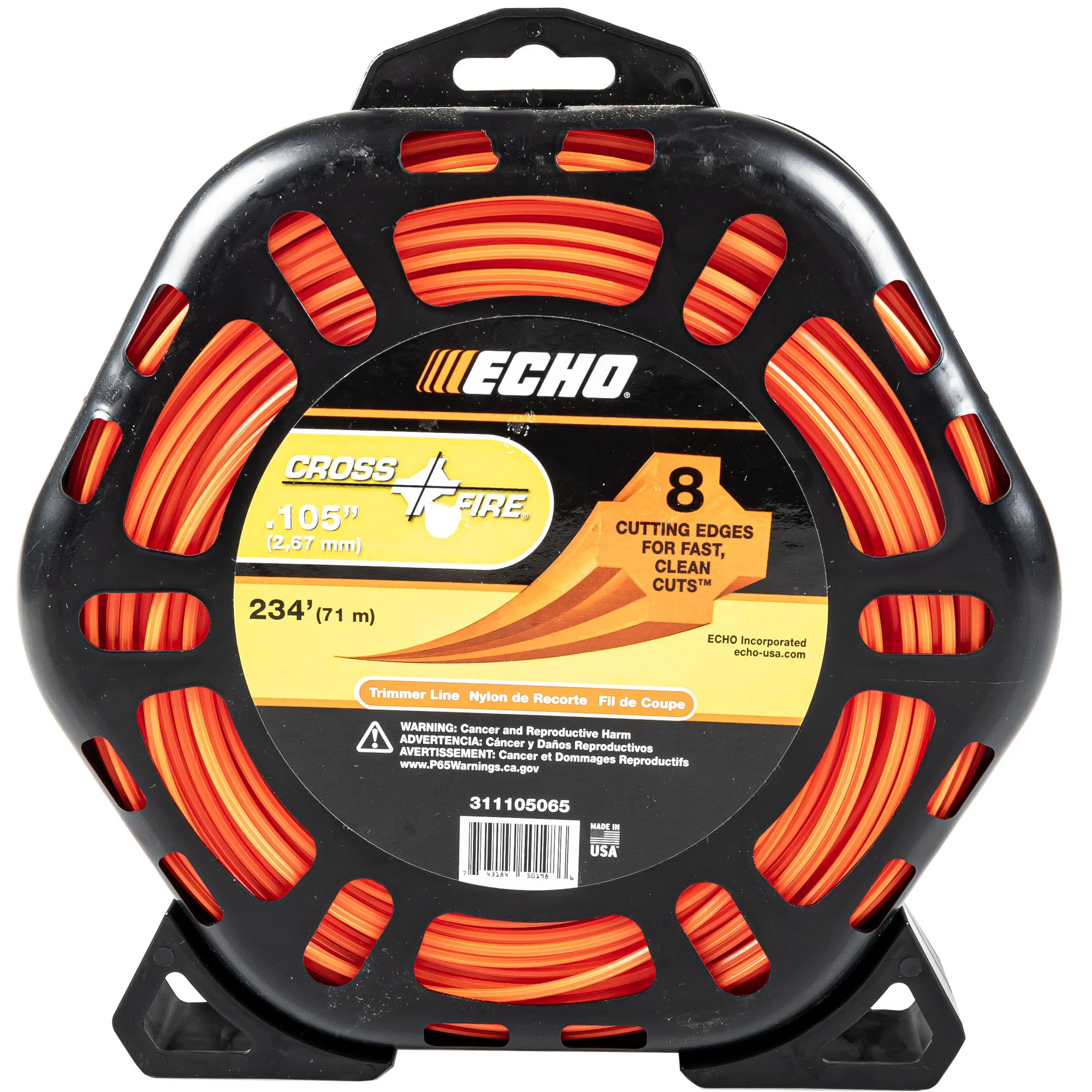 Echo Cross-Fire® Trimmer Line .105 in 234 ft 311105065
