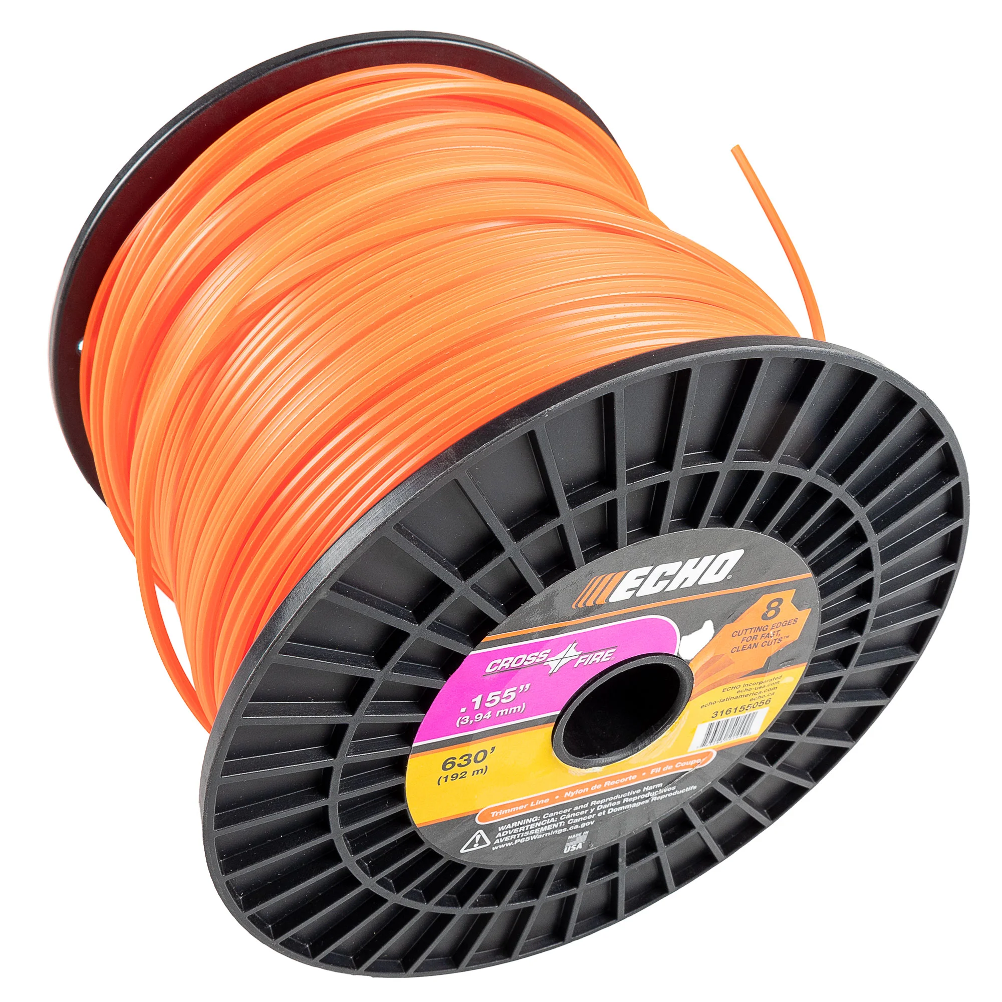 Echo Cross-Fire Multi-sided .155 Trimmer Line Large Spool 630 ft 316155056 ECHO Ec316155056 4 product image