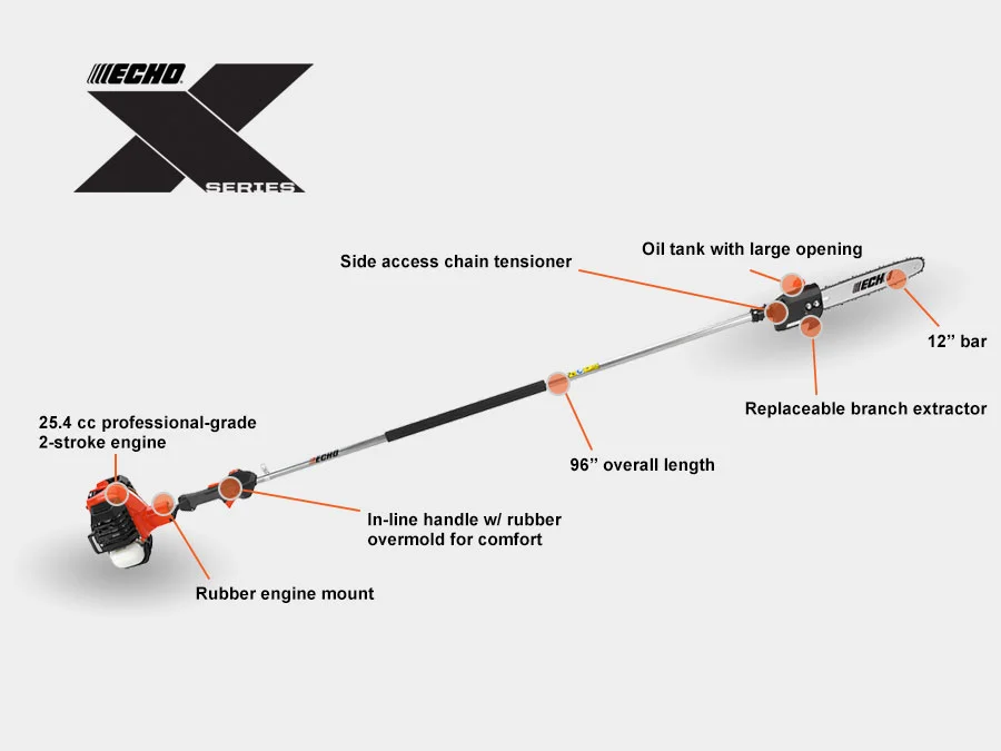 ECHO Pro Extreme Pole Pruners Ergonomic Control System feature image