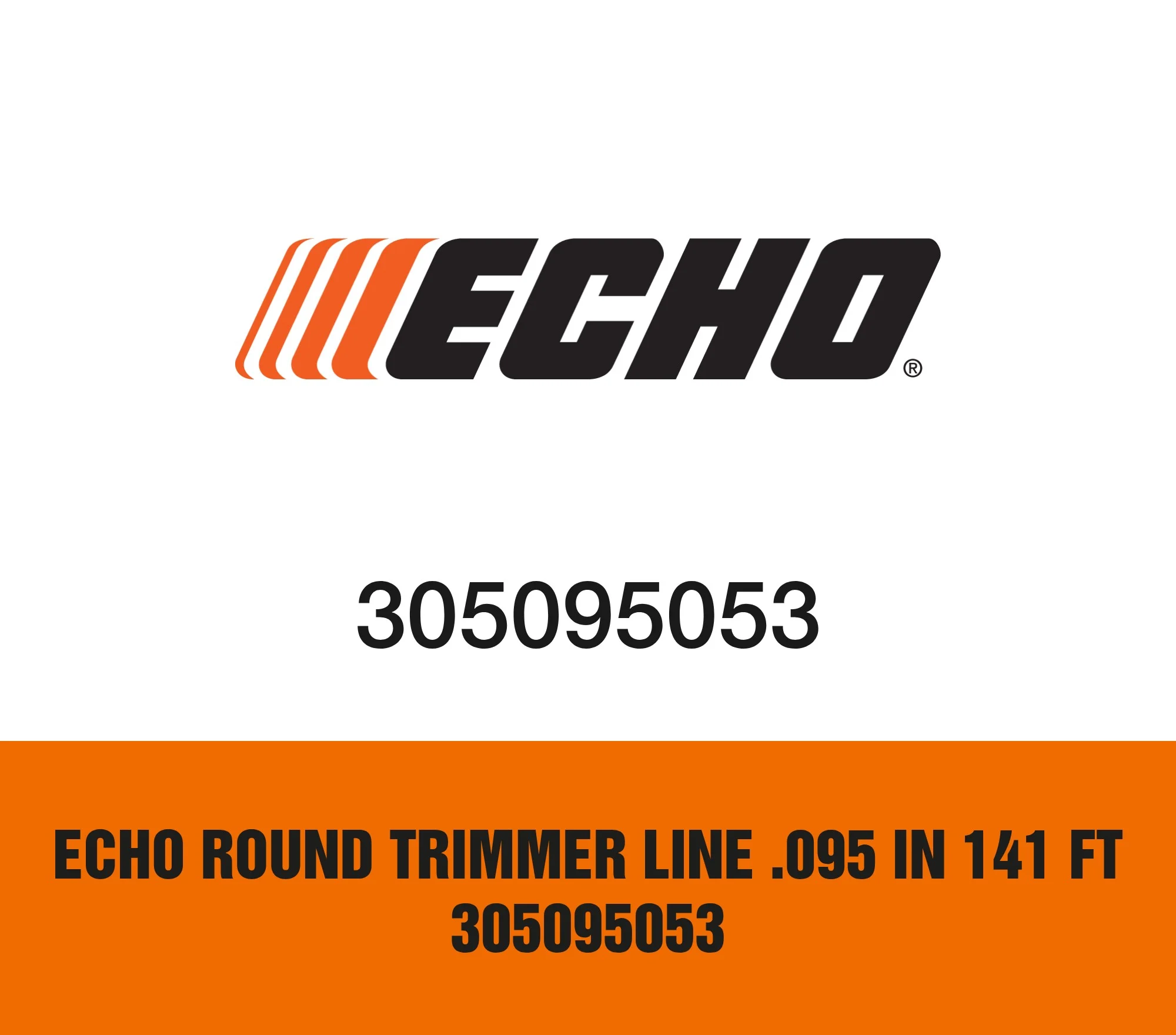Echo Round Trimmer Line .095 in 141 ft 305095053