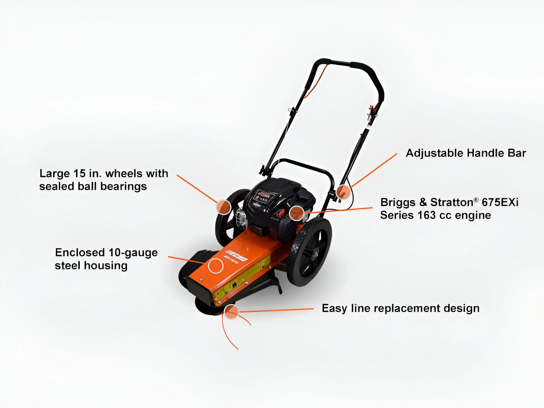 ECHO Wheeled Series Trimmers And Brushcutters Robust Walk Behind Platform feature image
