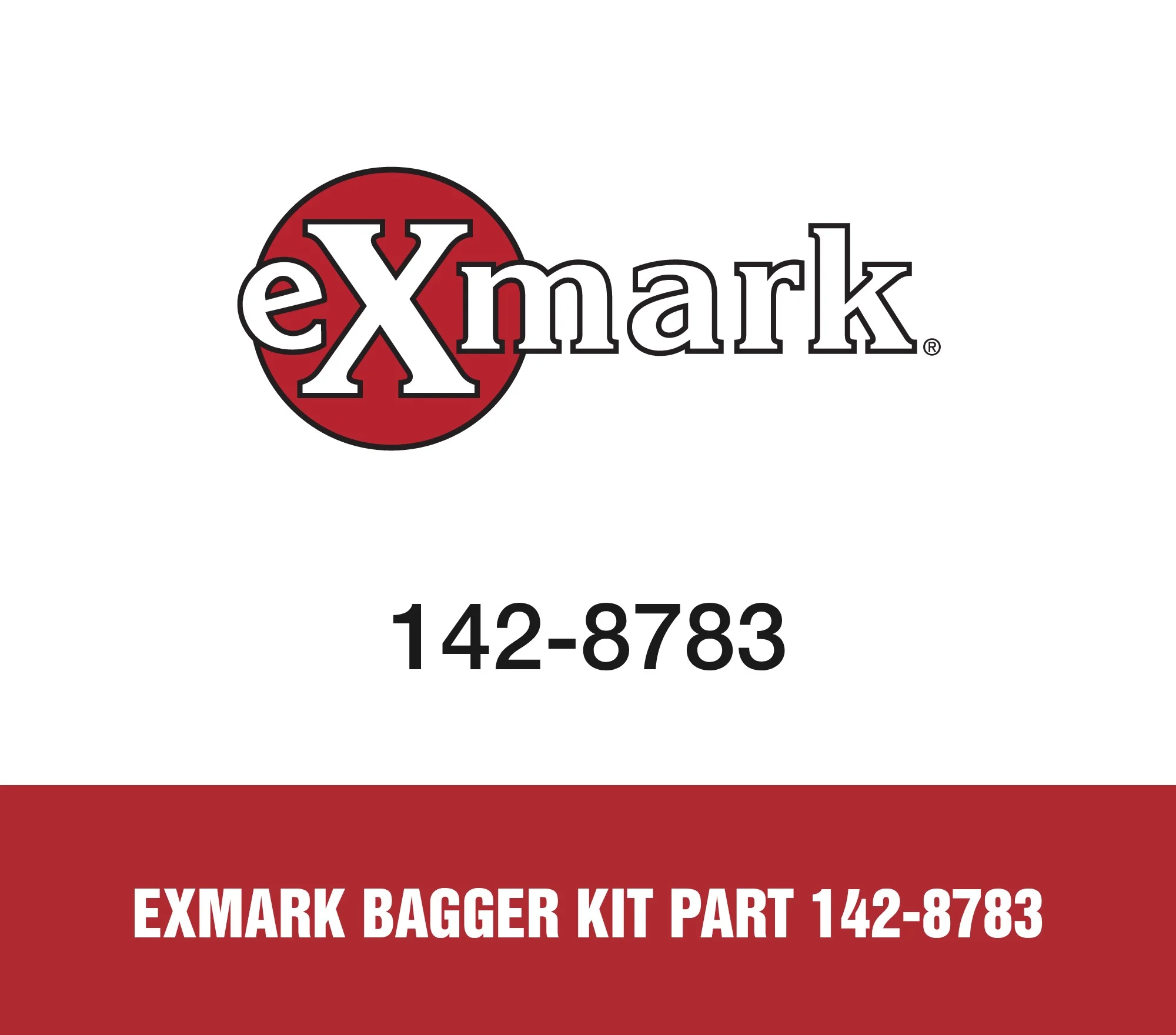Exmark Bagger Kit Part 142-8783
