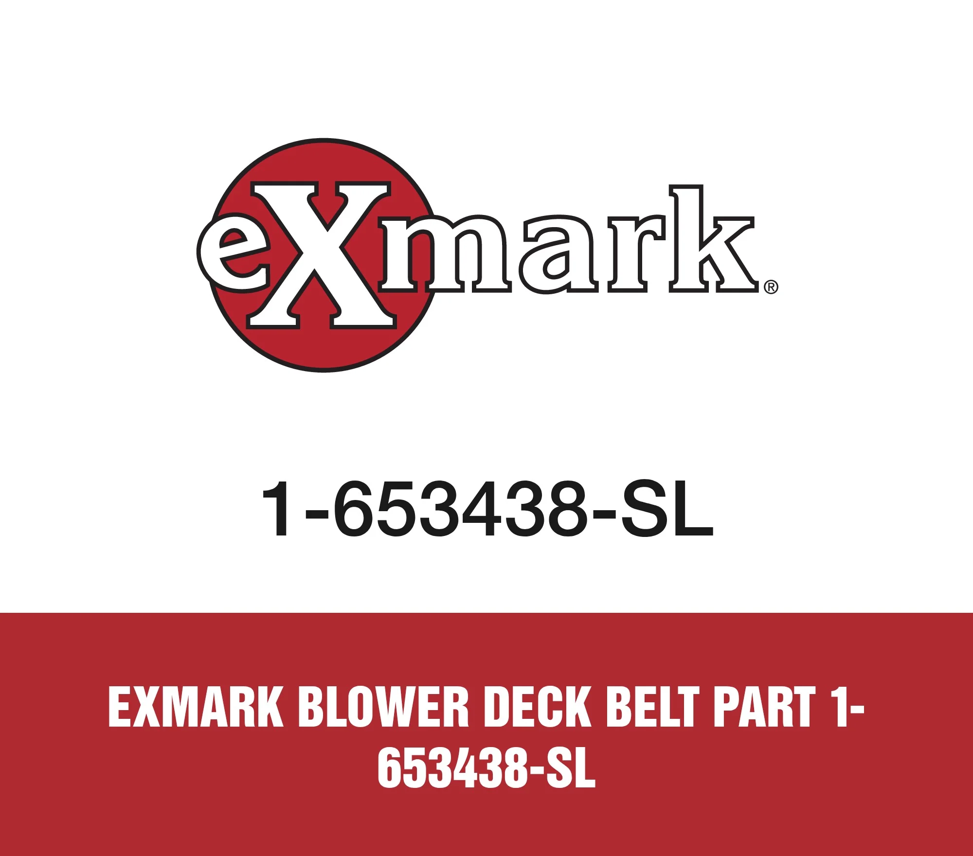 Exmark Blower Deck Belt Part 1-653438-SL
