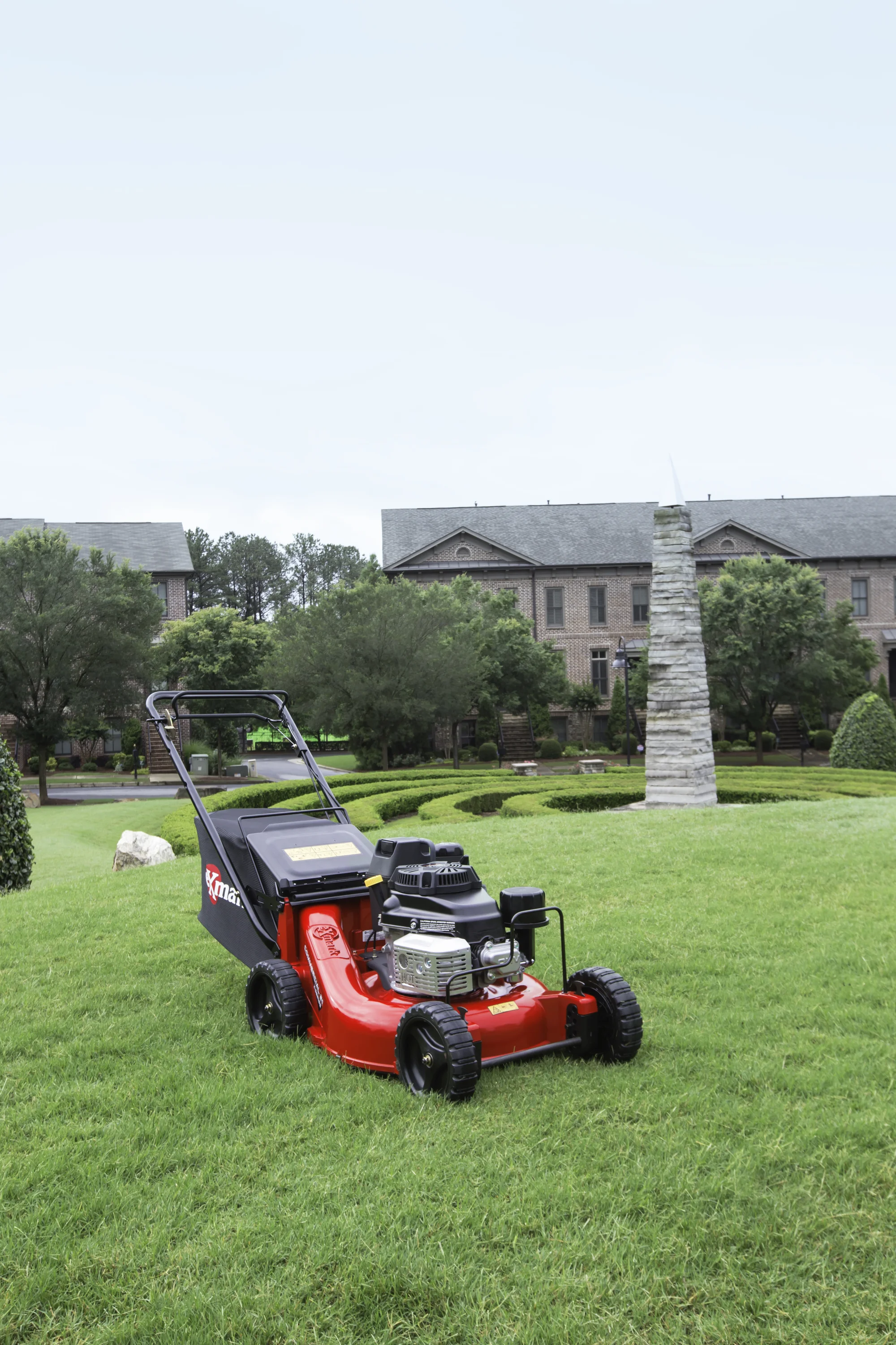 Exmark Commercial 21 X Series Walk Behind Lawn Mower ECX160GHN21000 Exmark Commercial 21 X Series Walk Behind Lawn Mower Ecx160Ghn21000 Front View Right On Grass product image
