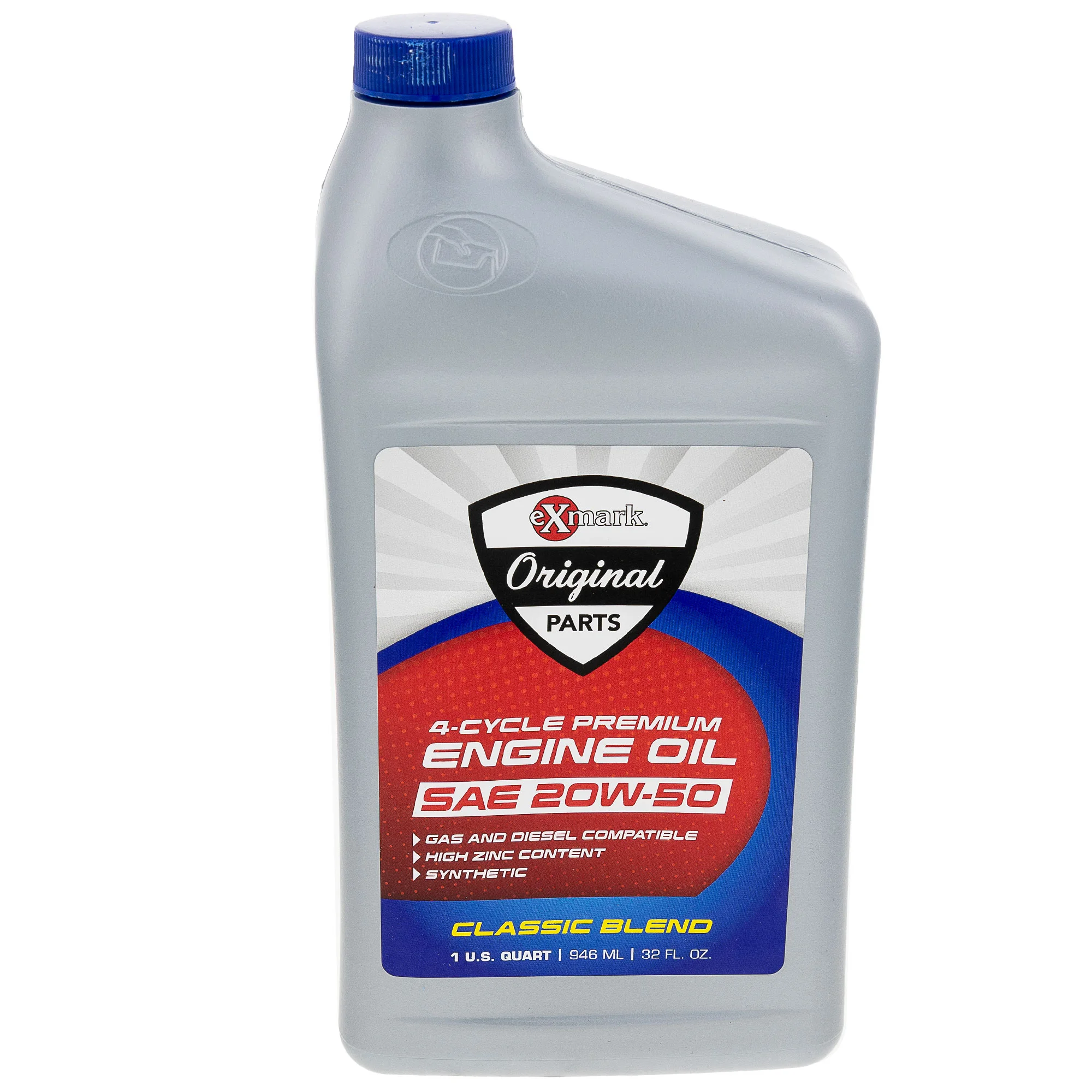 Exmark Full Synthetic Engine Oil 20W-50 1 Quart Bottle Part 135-3949