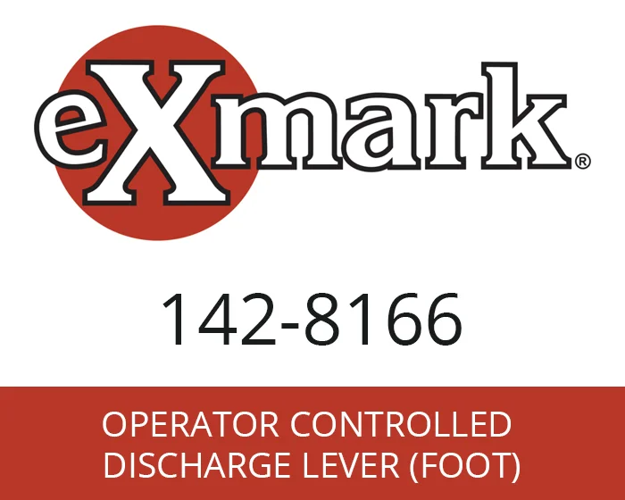 Exmark FOOT PEDAL - REQUIRES GA TE & CABLE ASSEMBLY 142-