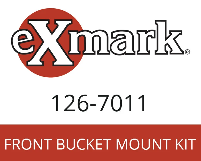 Exmark front bucket mount kit outdoor power equipment accessory