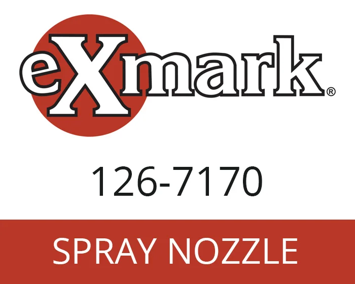Exmark gray nozzle spray outdoor power equipment accessory