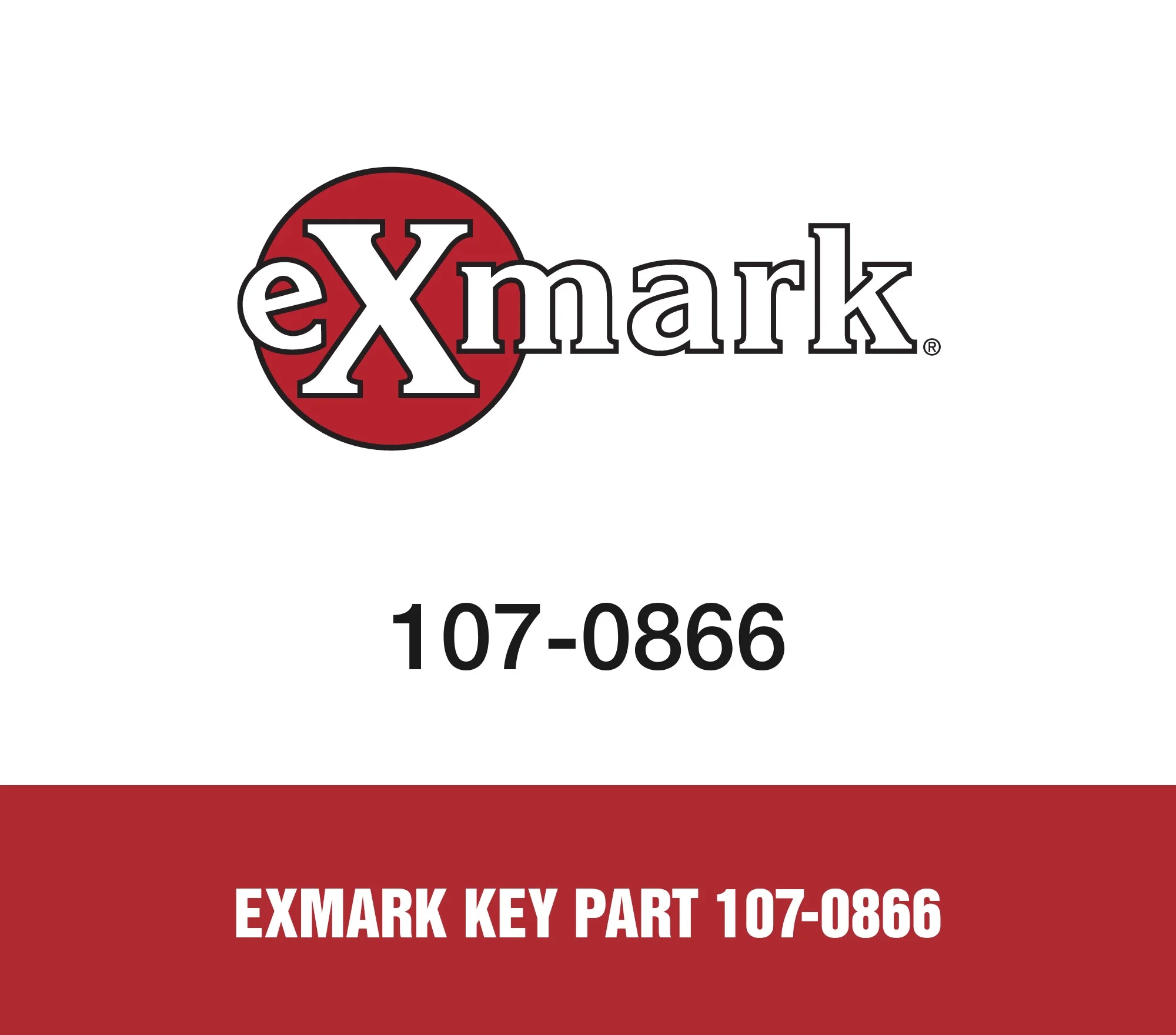 Exmark Key Part 107-0866