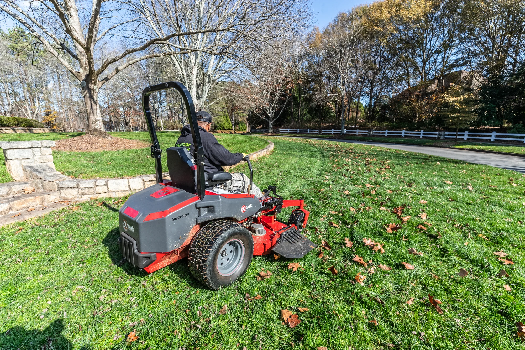 Exmark Lazer V Series Riding Mowers High Capacity Lithium Ion Battery System feature image