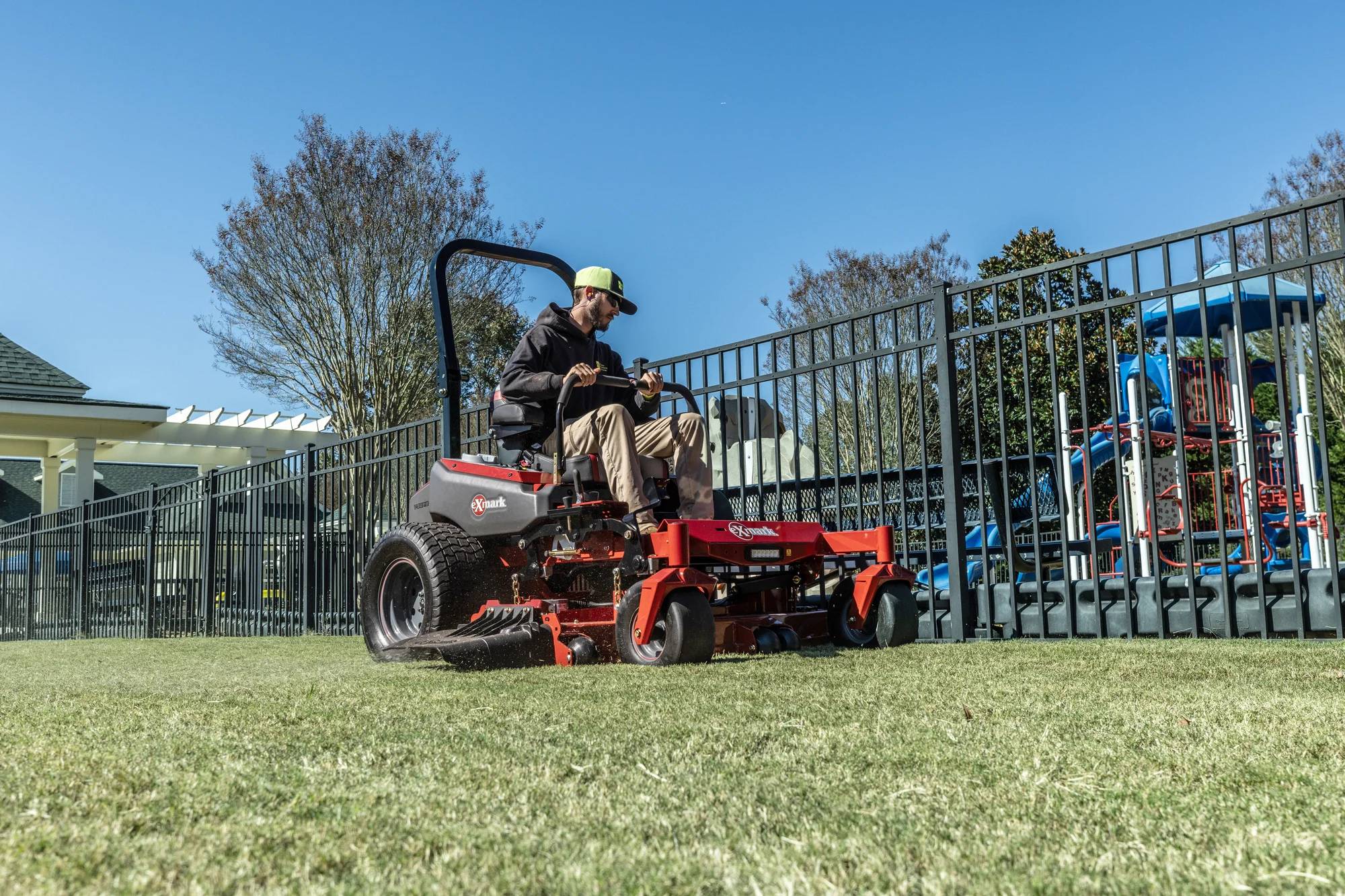 Exmark Lazer V Series Riding Mowers Instant Torque And Smooth Control feature image