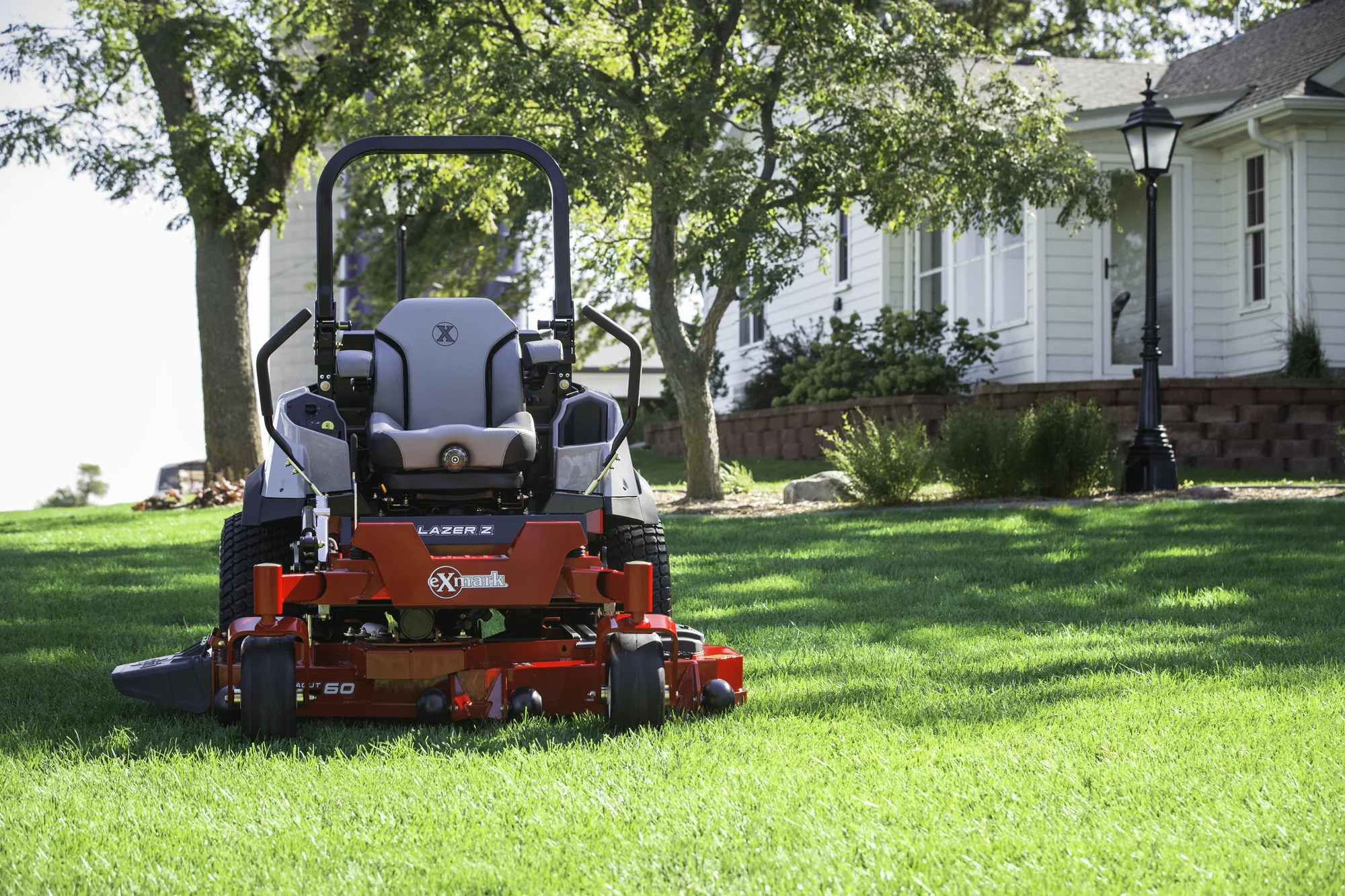 Exmark Lazer Z S Diesel Series Zero Turn Rider Lzs80Tdym724W0 Mower On Lawn product image