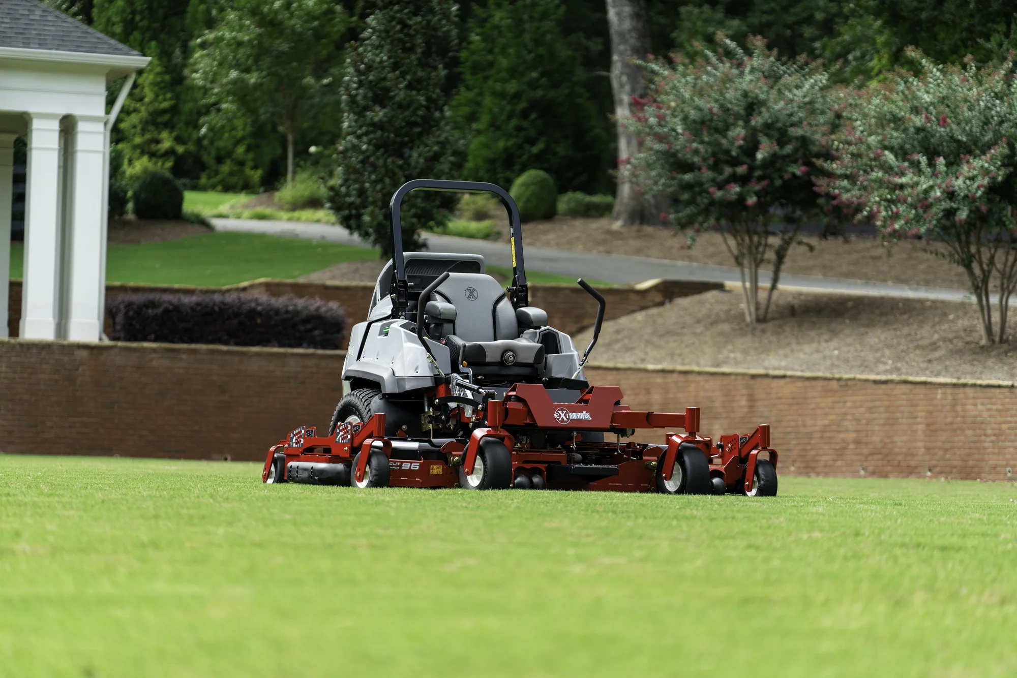 Exmark Lazer Z S Diesel Series Zero Turn Rider Lzs88Cdym96Rw0 Mower On Grass product image