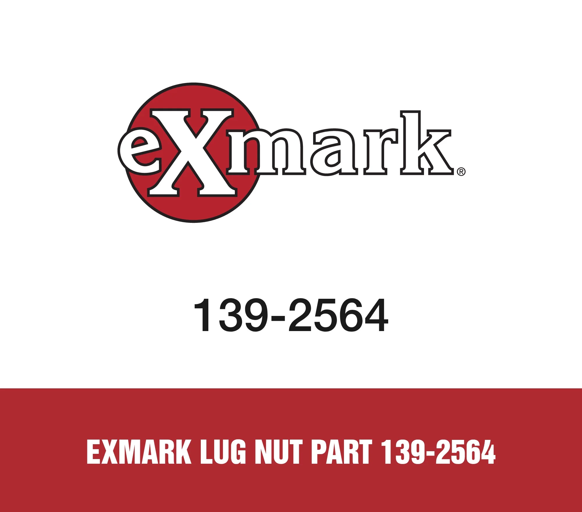Exmark Lug Nut Part 139-2564