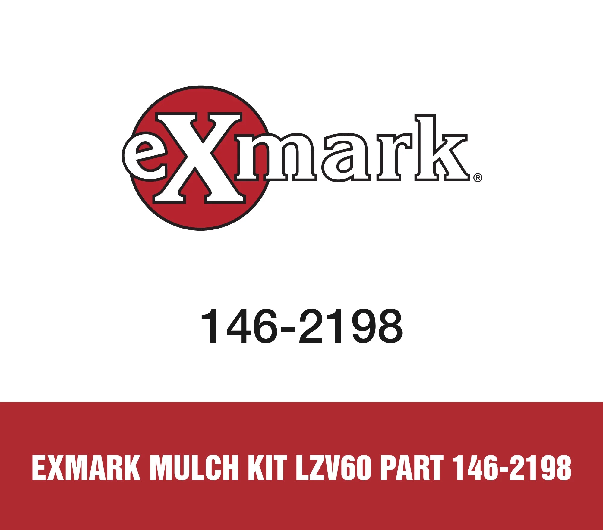 Exmark Mulch Kit LZV60 Part 146-2198