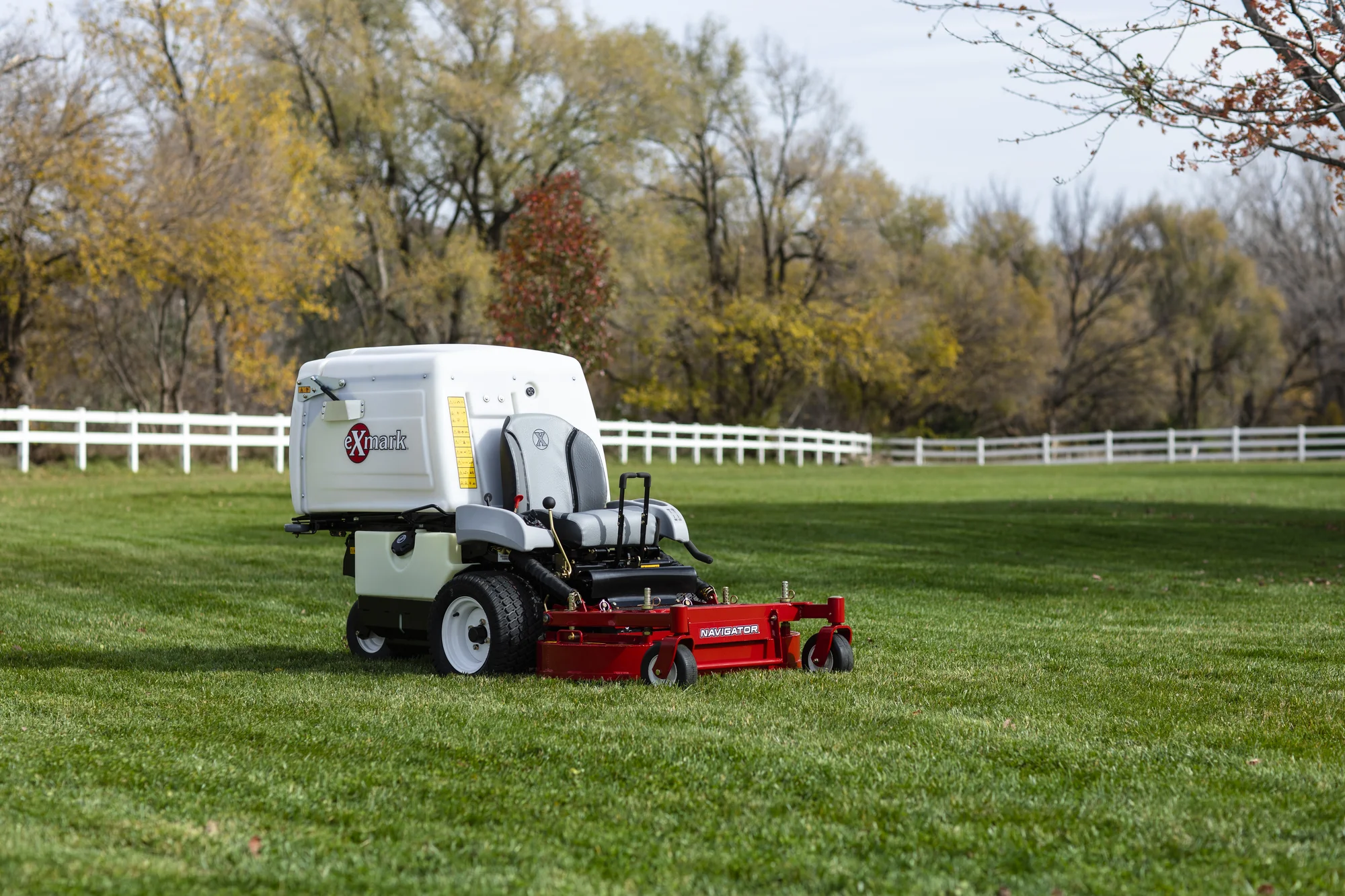 Exmark Navigator S Series Riding Mowers Professional Cut Quality In Tight Spaces feature image