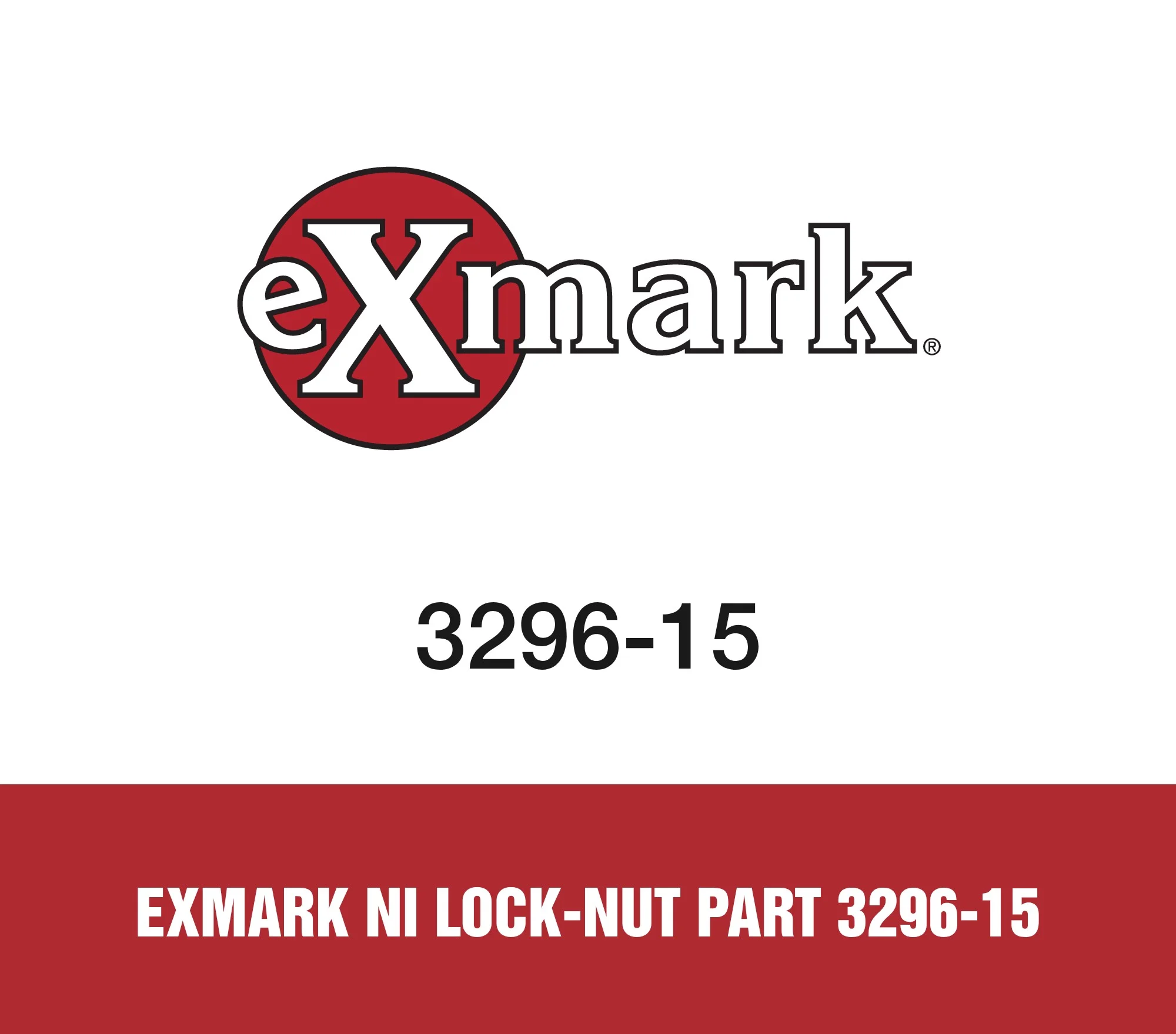 Exmark NI Lock-Nut Part 3296-15