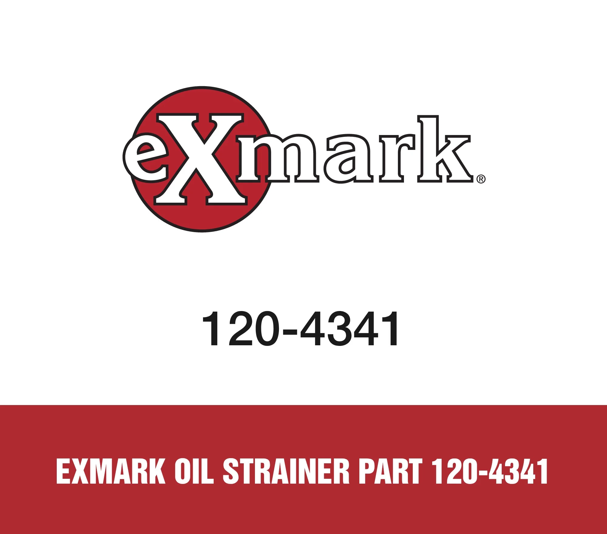 Exmark Oil Strainer Part 120-4341
