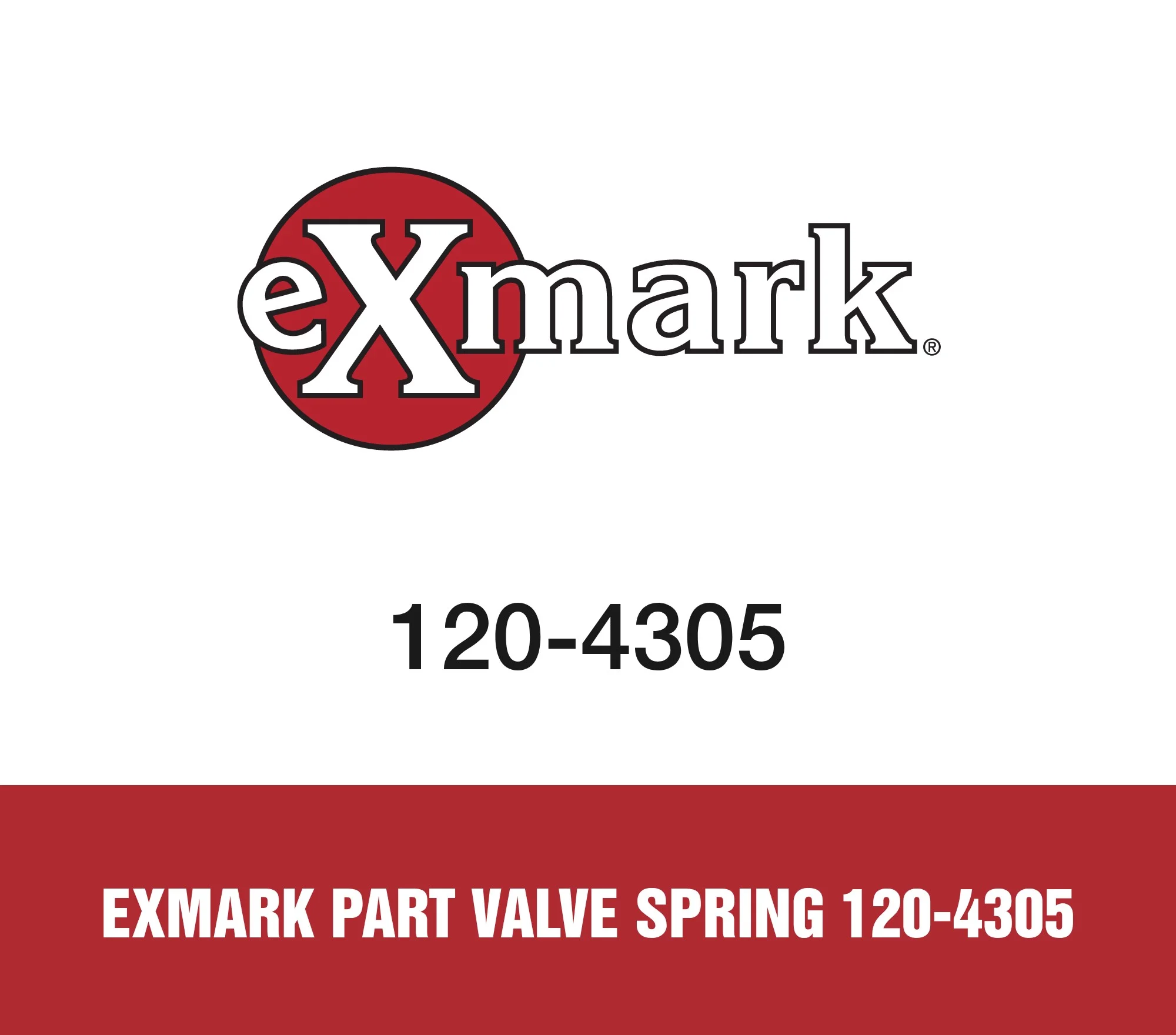 Exmark Part Valve Spring 120-4305