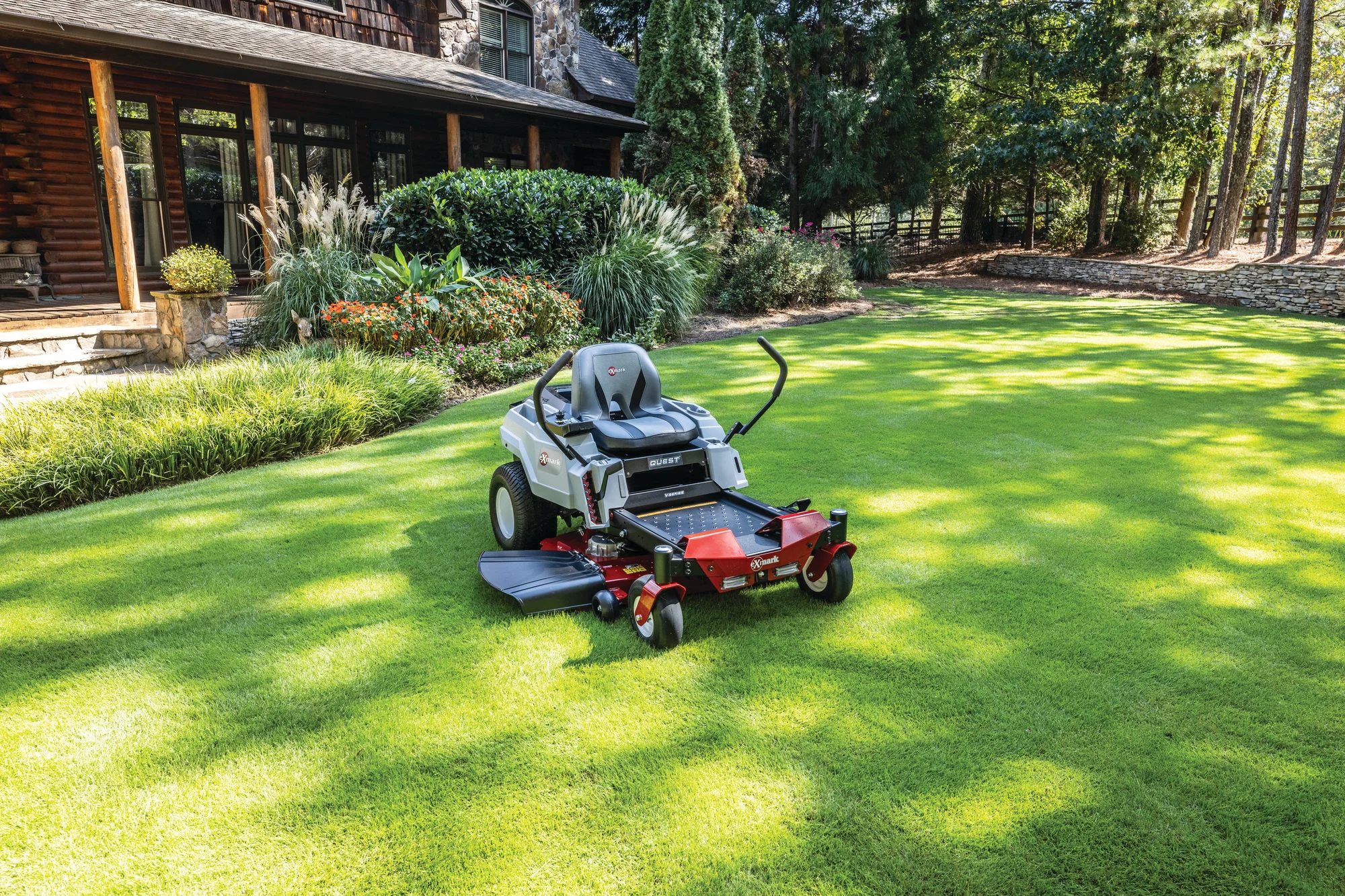 Exmark Quest V Series Zero Turn Riders Quiet Residential Operation feature image